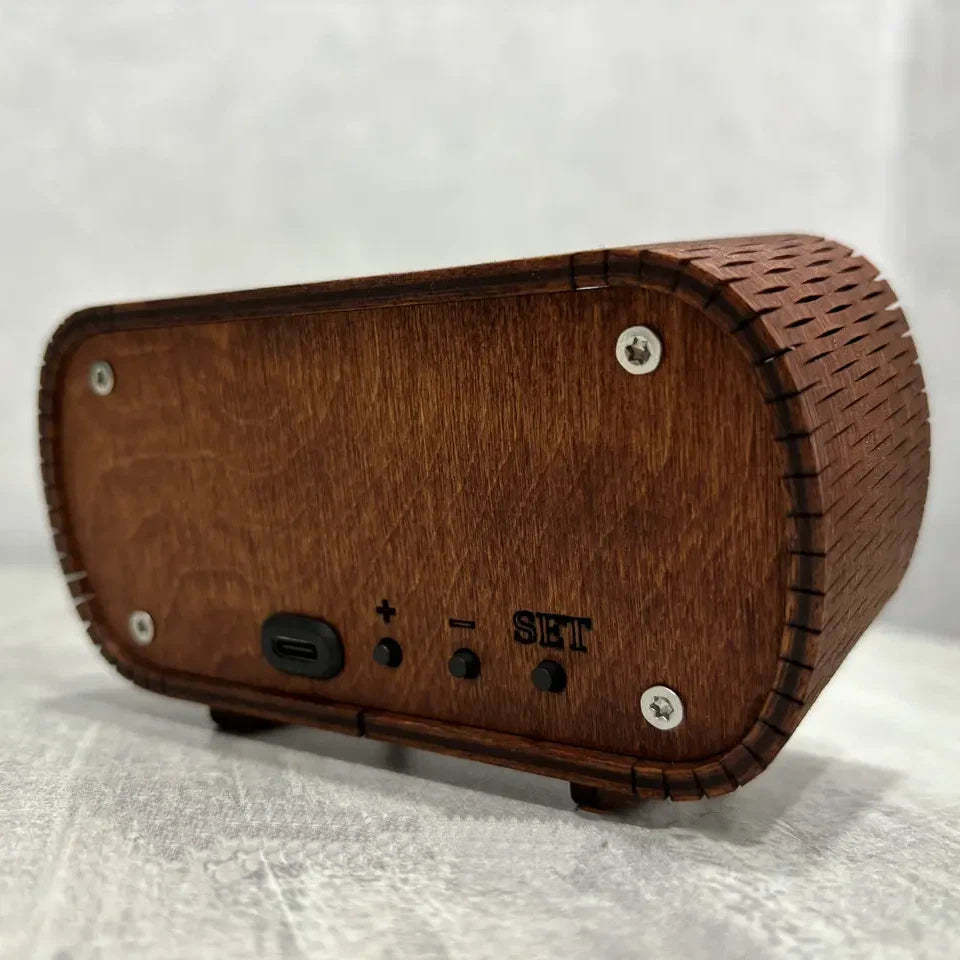 Nixie Clock IN-12 with a Transparent Front Panel