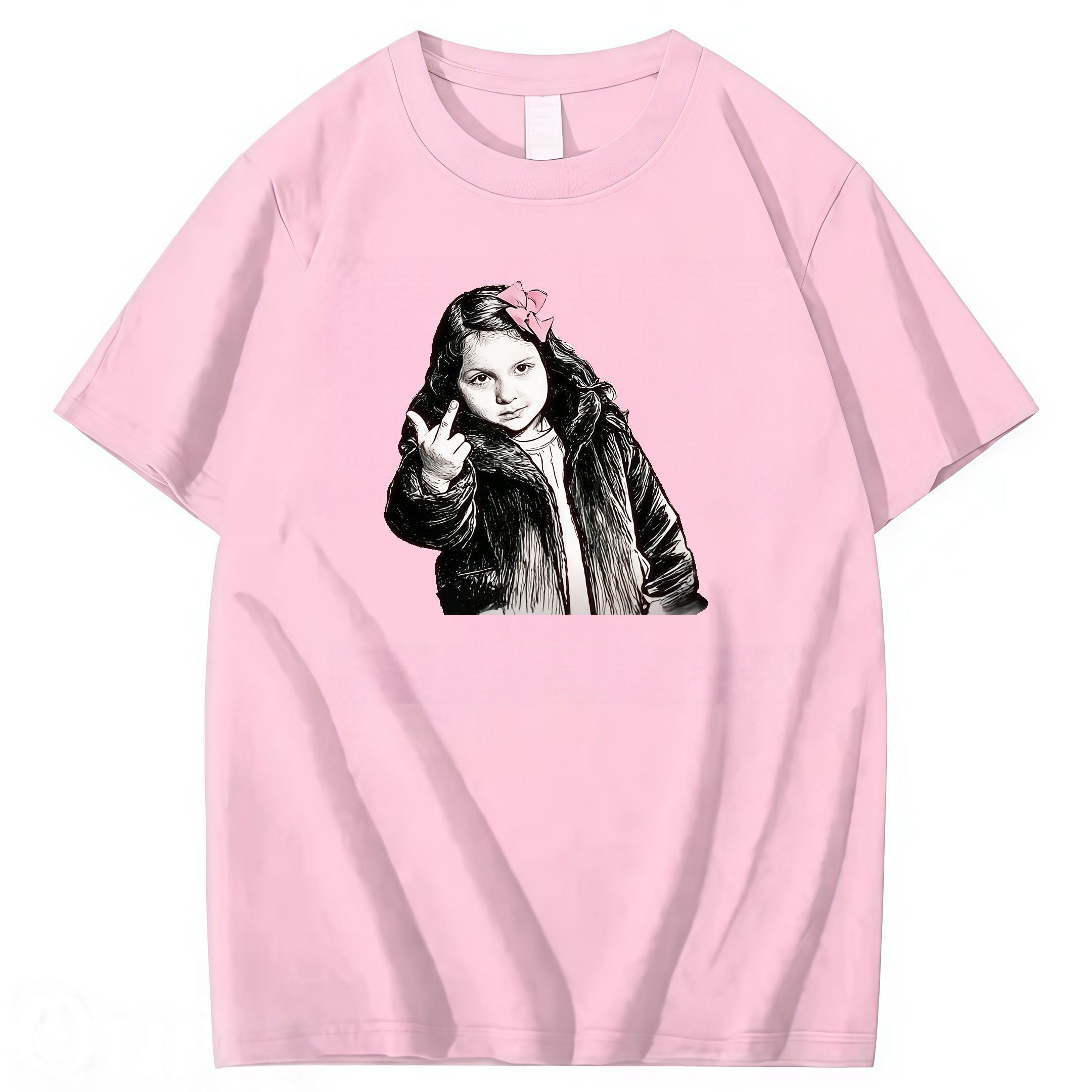 Don't spoil the little girl 100% Cotton T-Shirt Classic Black Short Sleeve T-Shirt