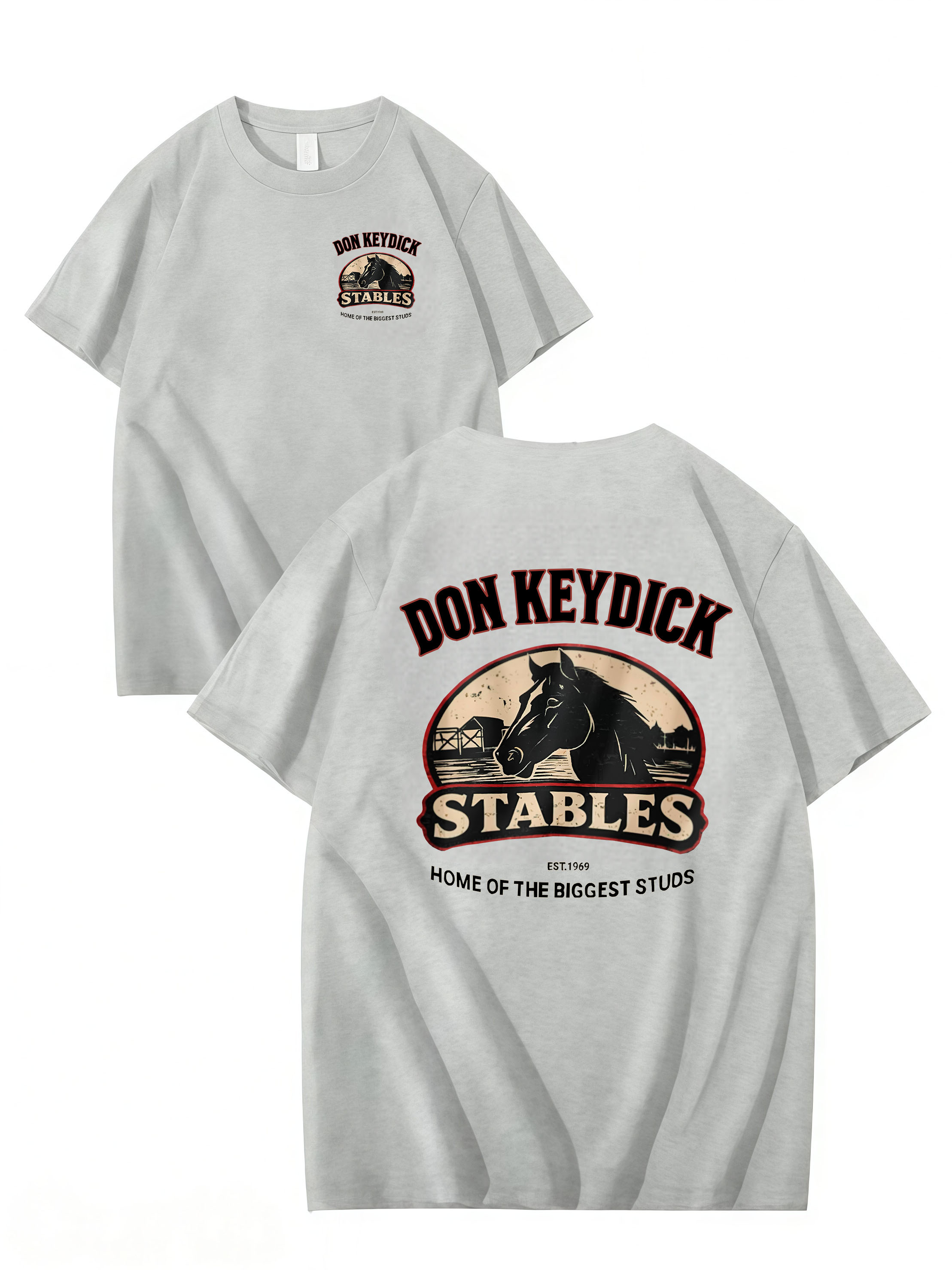 DON KEYDICK STABLES – Funny Name T-Shirt (Unisex Cotton Tee)