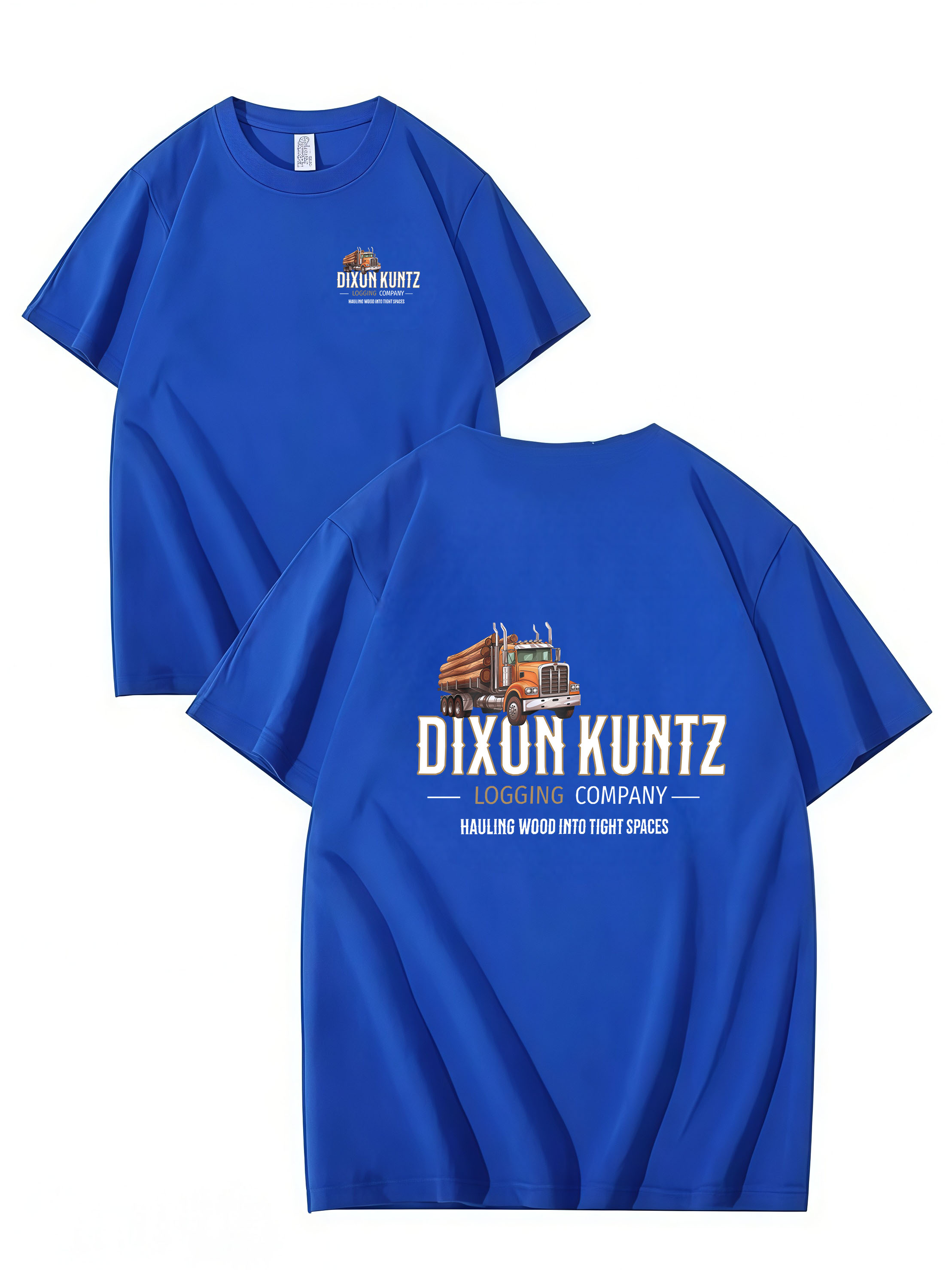 DIXON KUNTZ LOGGING COMPANY, Funny name shirt, Unisex Cotton