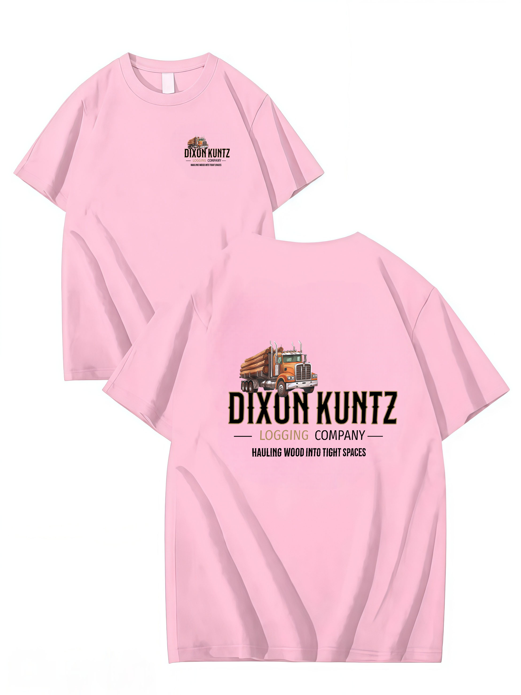 DIXON KUNTZ LOGGING COMPANY, Funny name shirt, Unisex Cotton