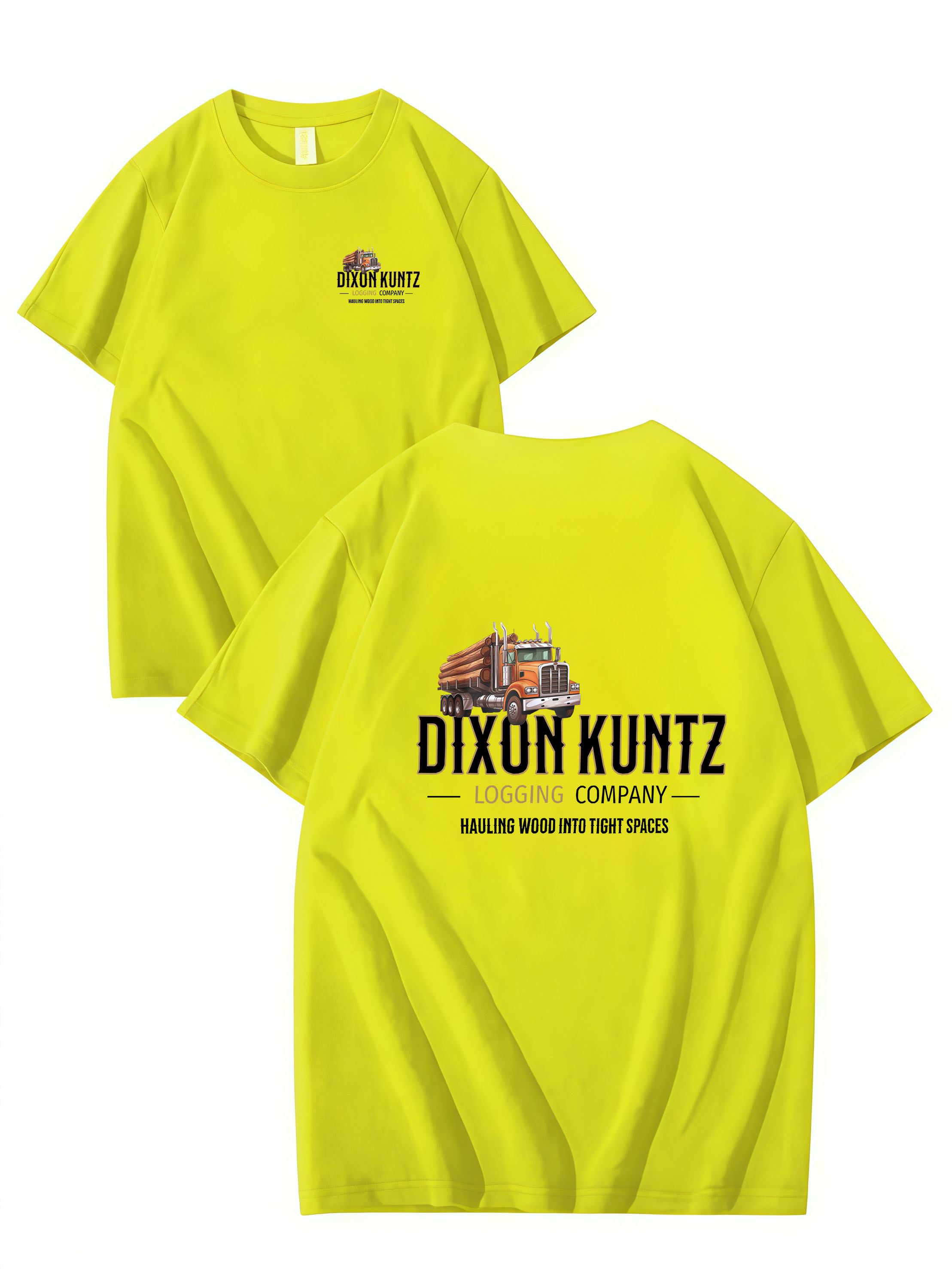 DIXON KUNTZ LOGGING COMPANY, Funny name shirt, Unisex Cotton