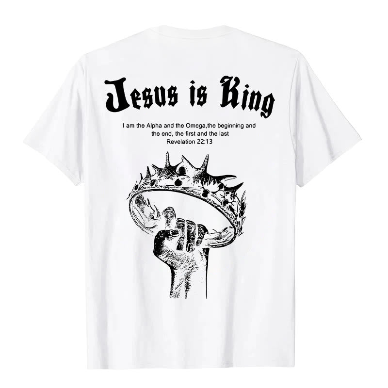 Christianartworkshop Jesus is King T-shirt