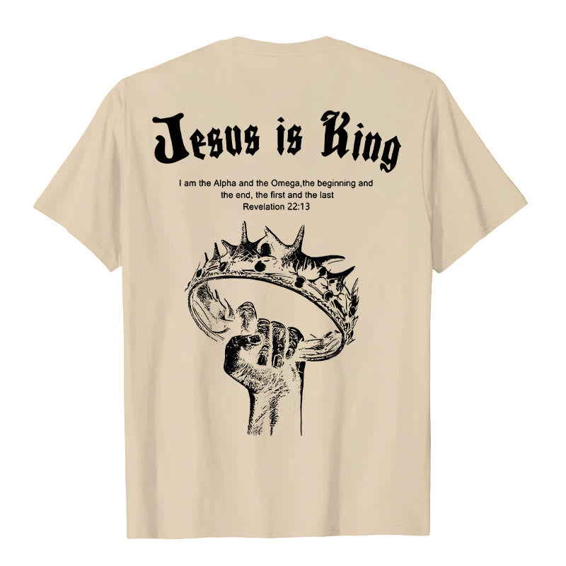 Christianartworkshop Jesus is King T-shirt