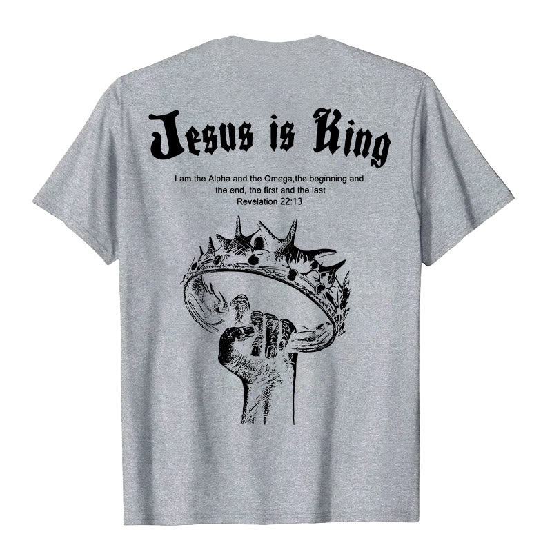 Christianartworkshop Jesus is King T-shirt