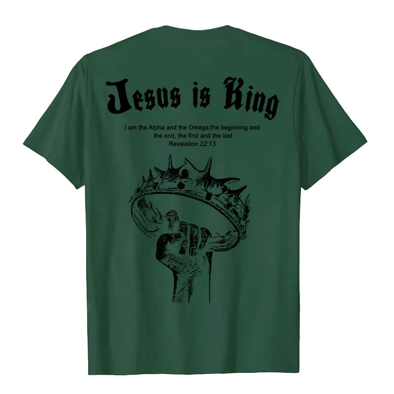Christianartworkshop Jesus is King T-shirt