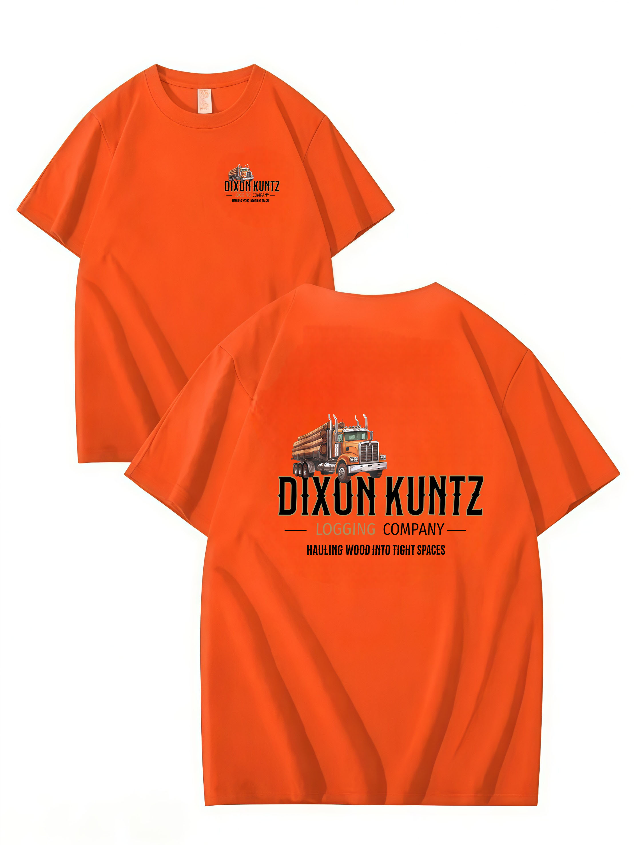 DIXON KUNTZ LOGGING COMPANY, Funny name shirt, Unisex Cotton