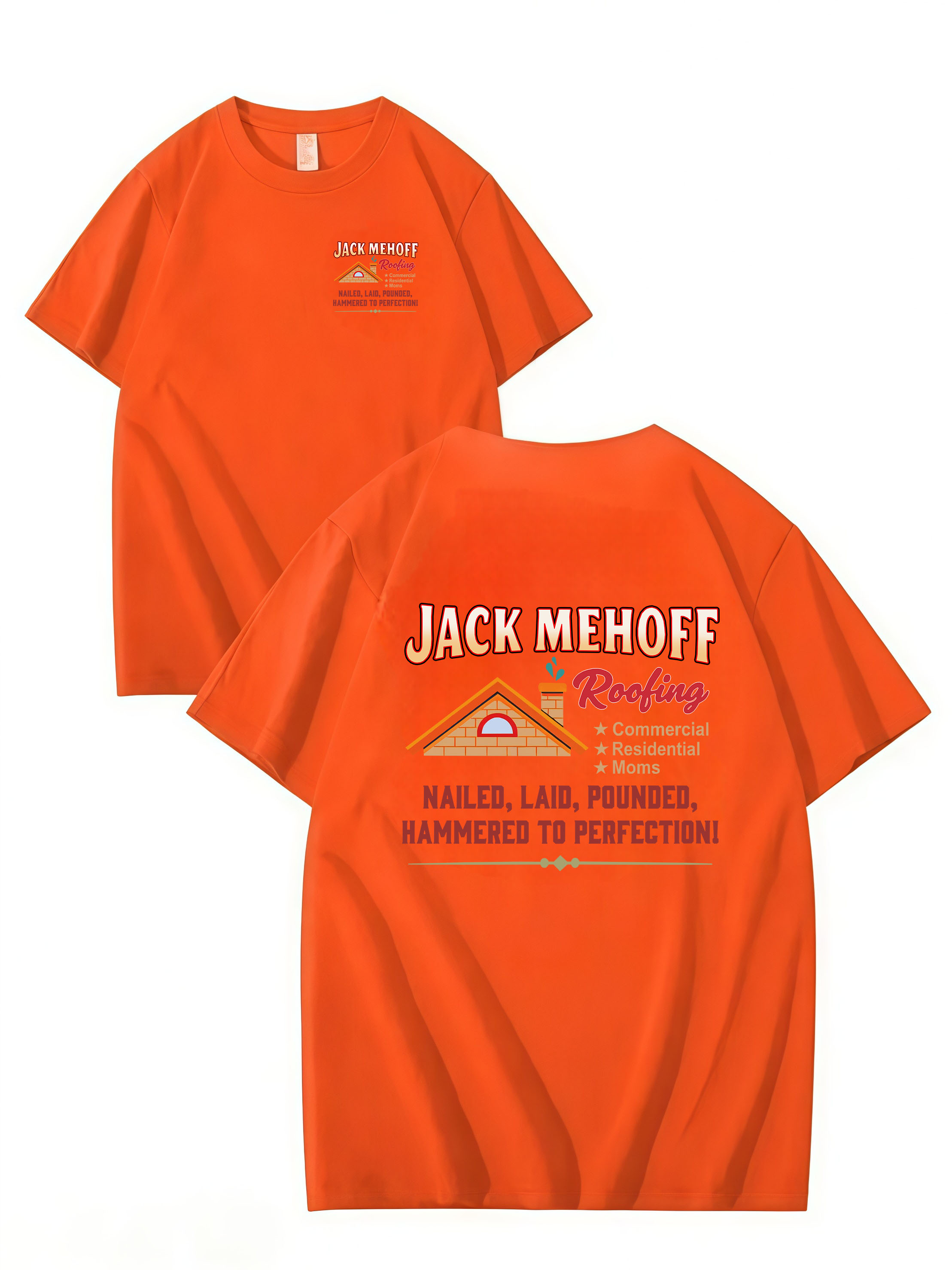 JACKS Roofing , T-SHIRT, UNISEX, COTTON