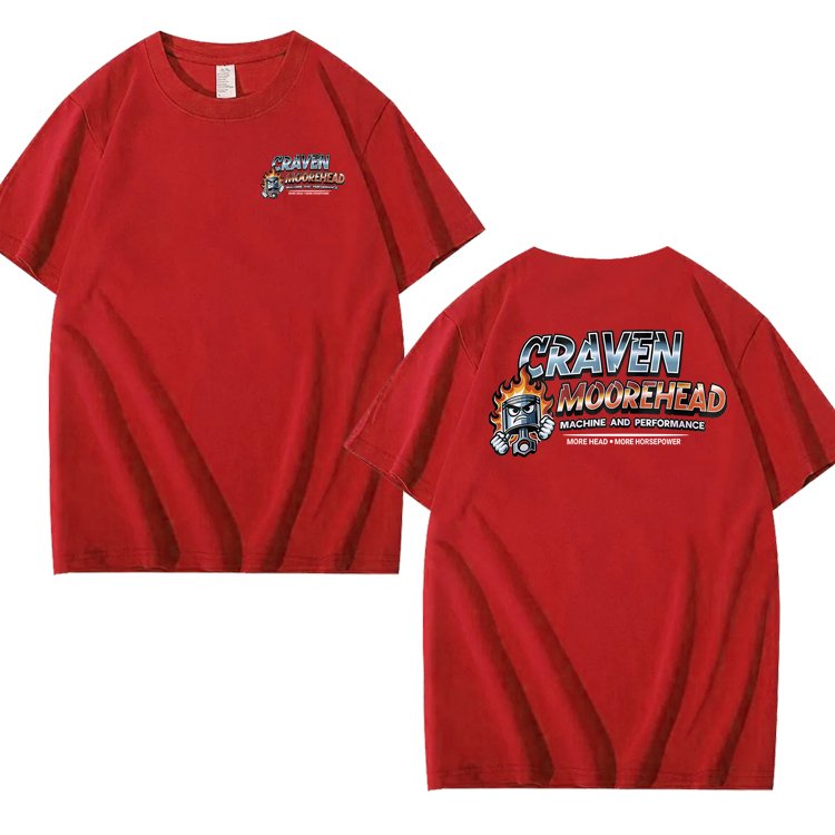 CRAVEN MOOREHEAD MACHINE AND PERFORMANCE Funny 100% Cotton T-Shirt