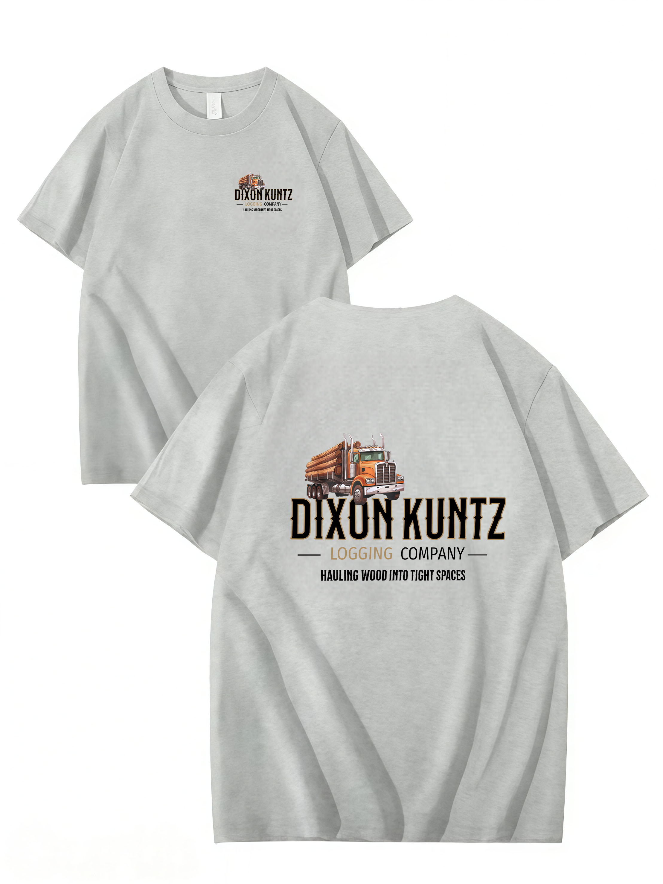 DIXON KUNTZ LOGGING COMPANY, Funny name shirt, Unisex Cotton