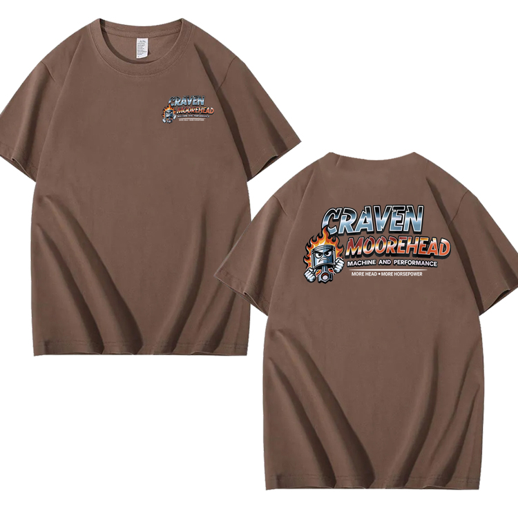 CRAVEN MOOREHEAD MACHINE AND PERFORMANCE Funny 100% Cotton T-Shirt