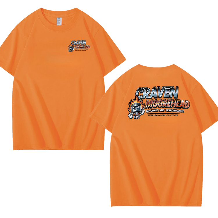 CRAVEN MOOREHEAD MACHINE AND PERFORMANCE Funny 100% Cotton T-Shirt