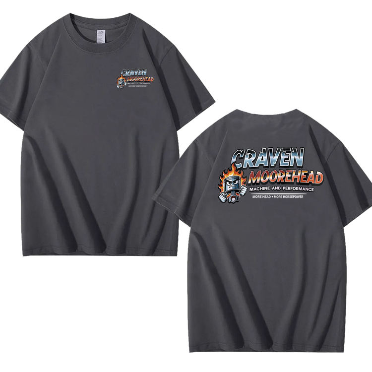 CRAVEN MOOREHEAD MACHINE AND PERFORMANCE Funny 100% Cotton T-Shirt