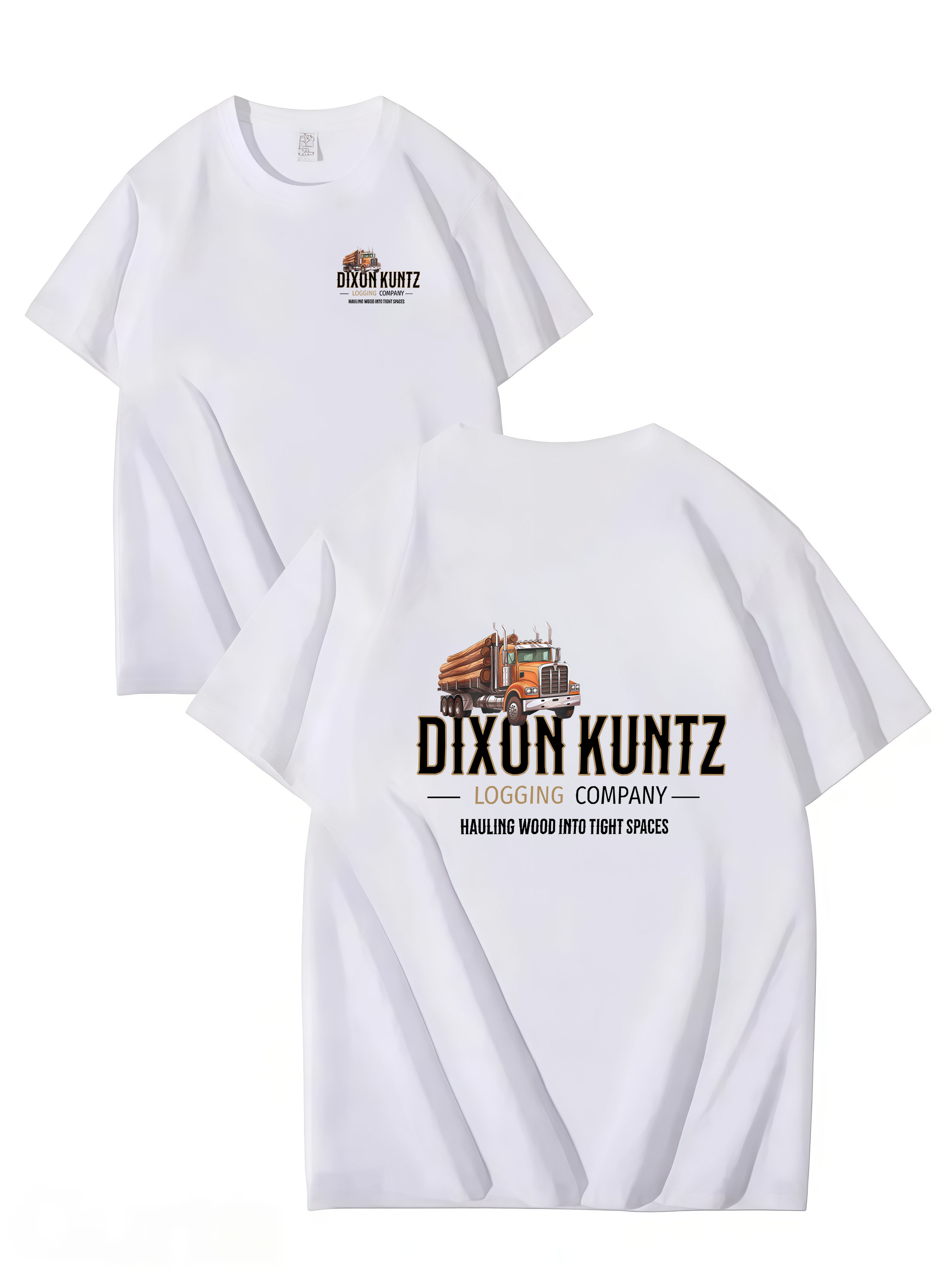 DIXON KUNTZ LOGGING COMPANY, Funny name shirt, Unisex Cotton