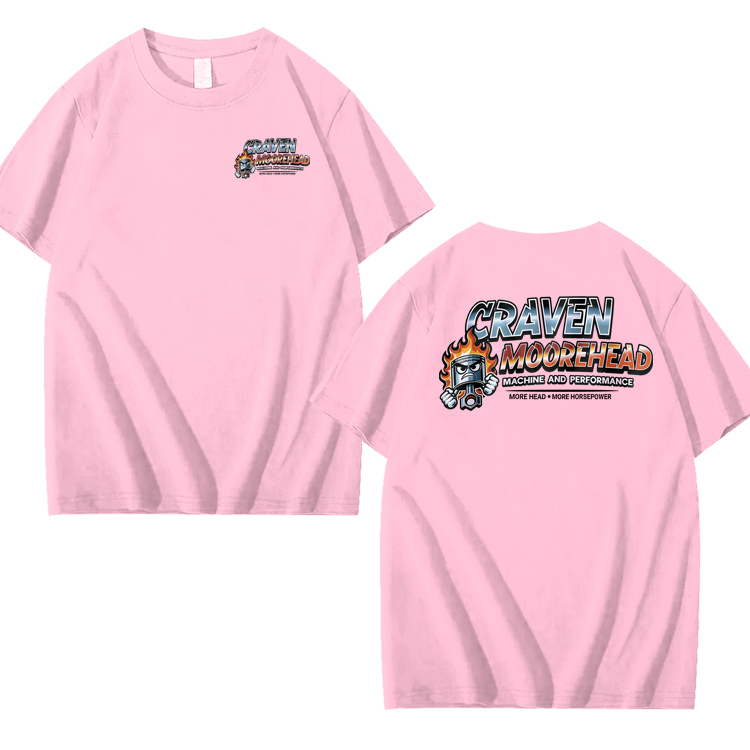 CRAVEN MOOREHEAD MACHINE AND PERFORMANCE Funny 100% Cotton T-Shirt