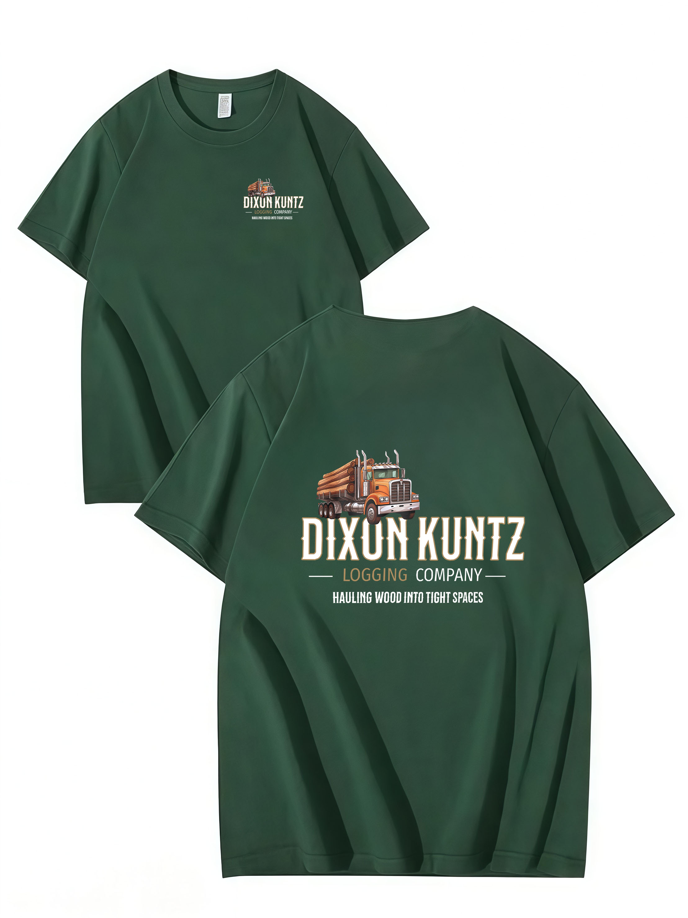 DIXON KUNTZ LOGGING COMPANY, Funny name shirt, Unisex Cotton