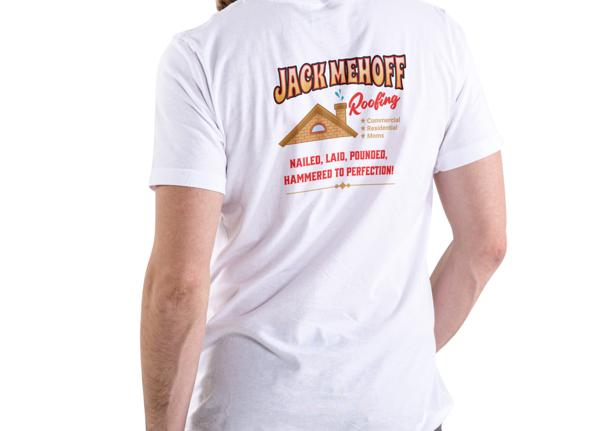 JACKS Roofing , T-SHIRT, UNISEX, COTTON