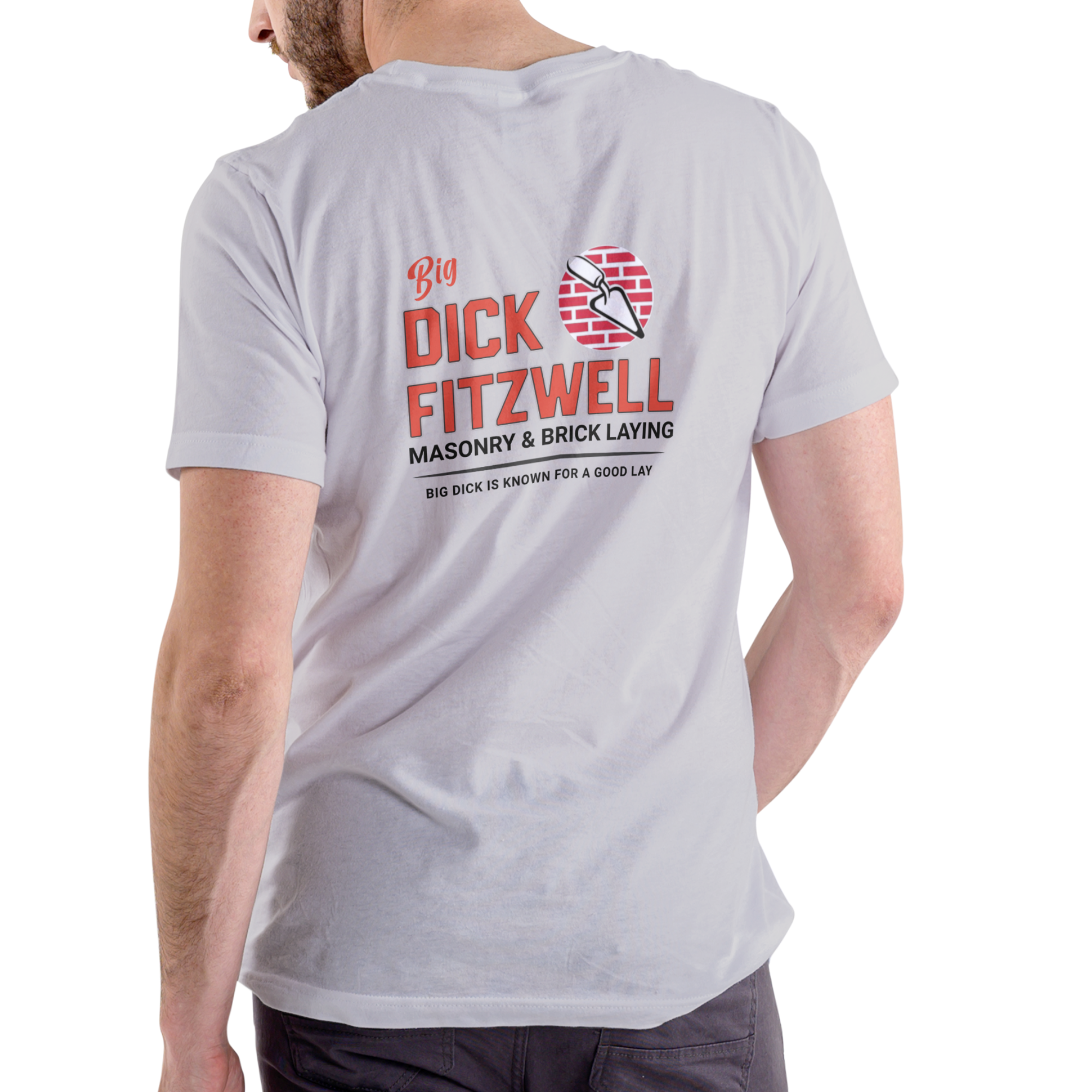 DICK FITZWELL MASONRY AND BRICK LAYING T Shirt, Unisex Cotton