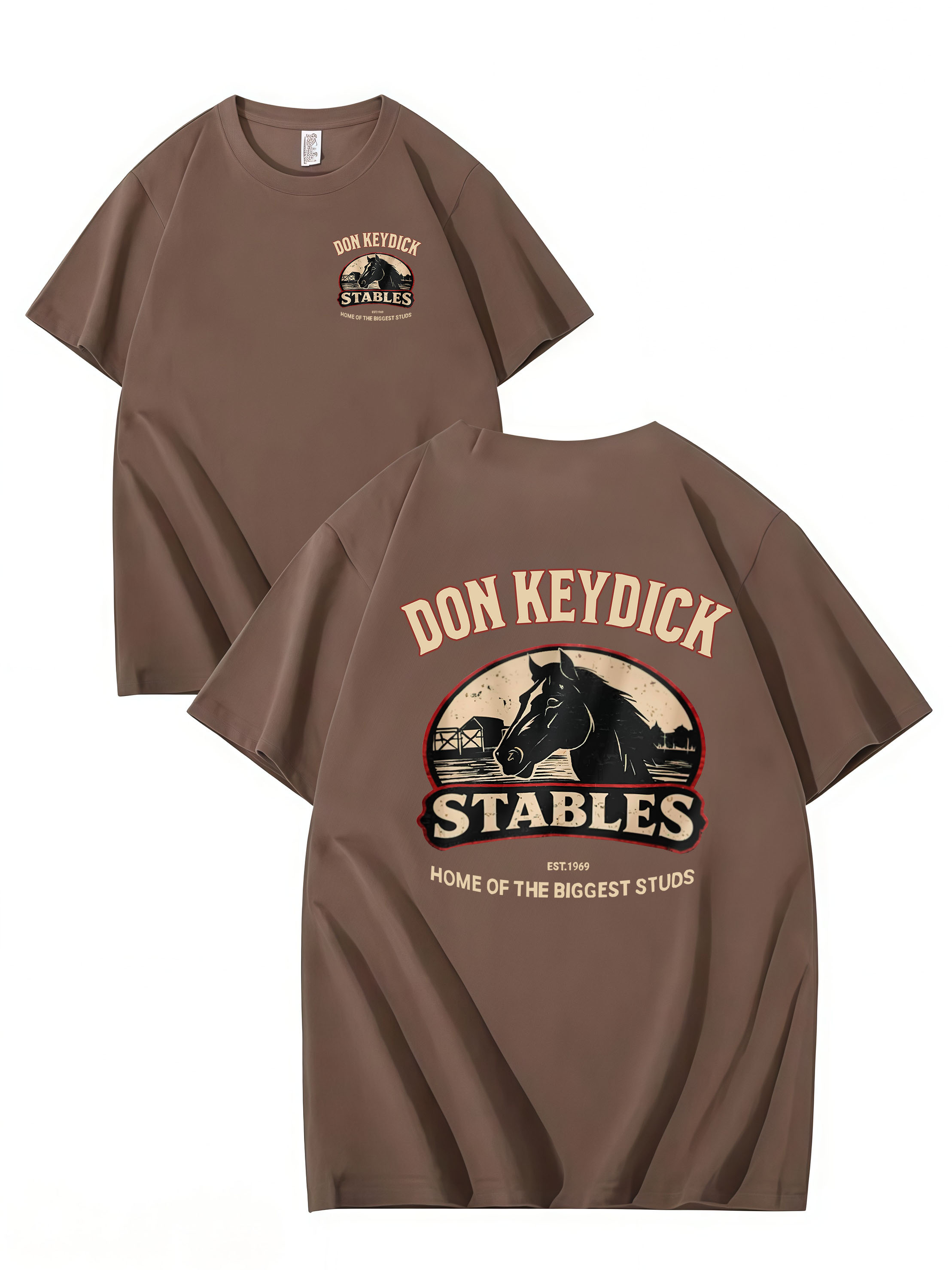 DON KEYDICK STABLES – Funny Name T-Shirt (Unisex Cotton Tee)