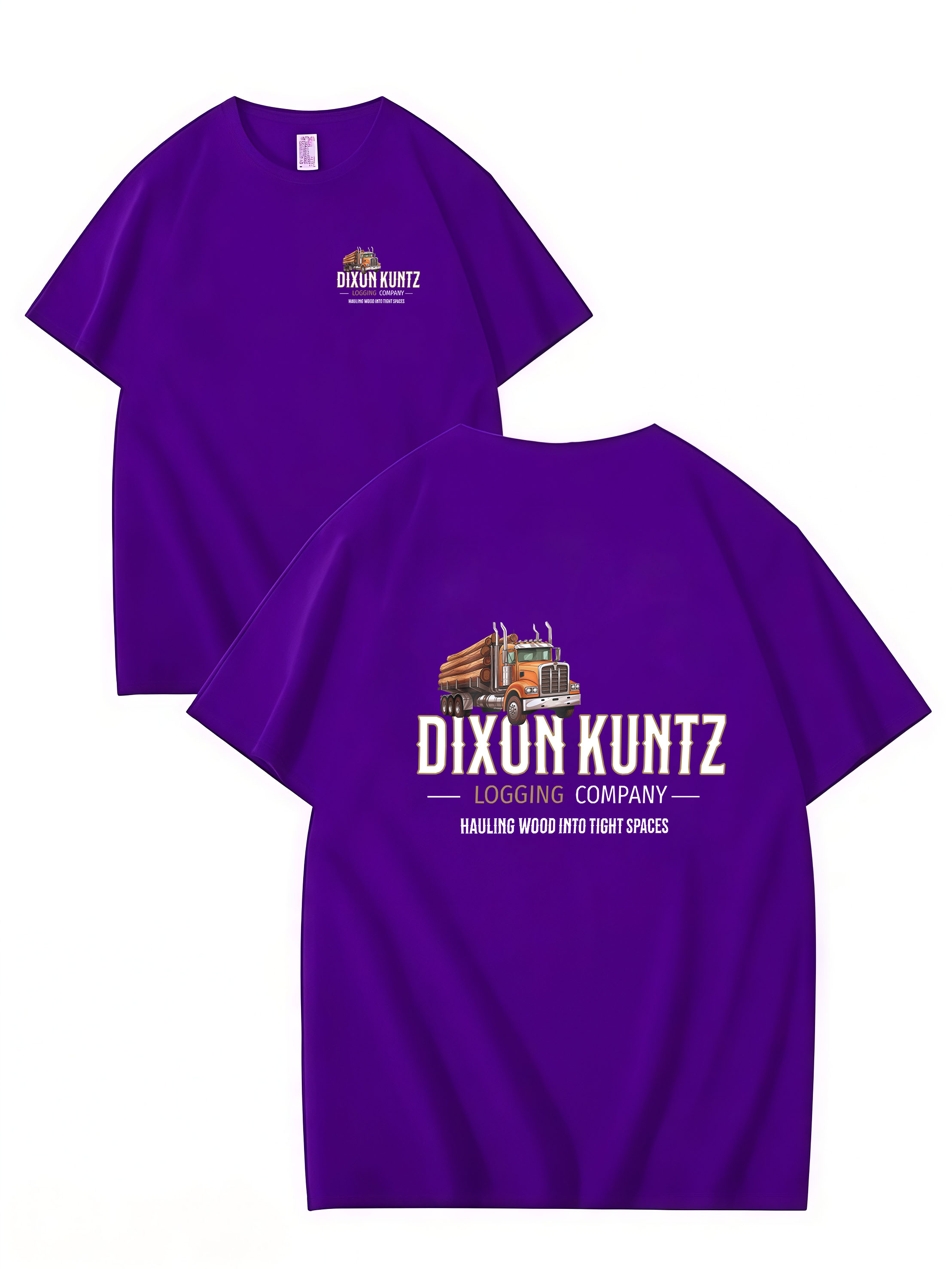 DIXON KUNTZ LOGGING COMPANY, Funny name shirt, Unisex Cotton