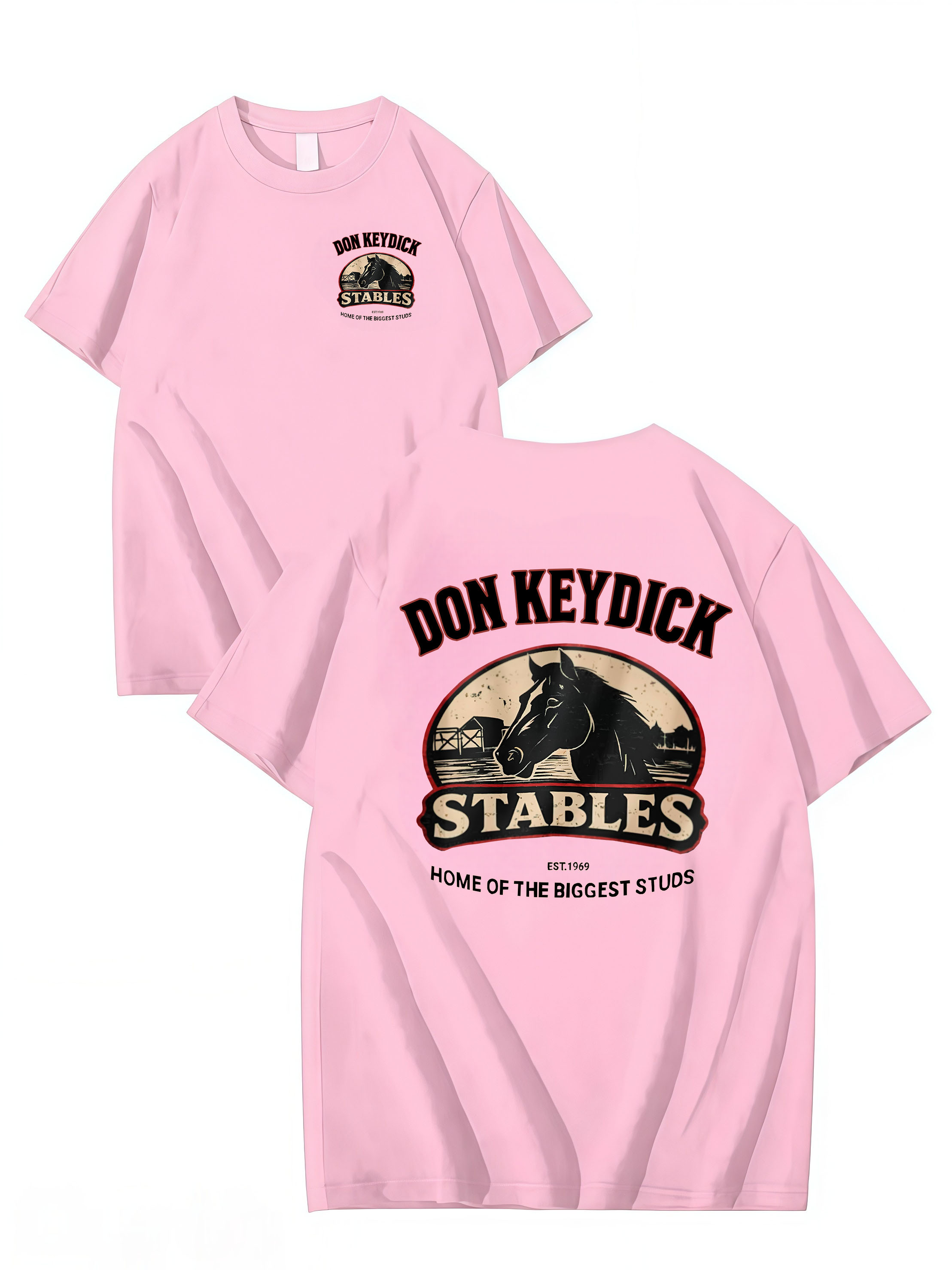 DON KEYDICK STABLES – Funny Name T-Shirt (Unisex Cotton Tee)