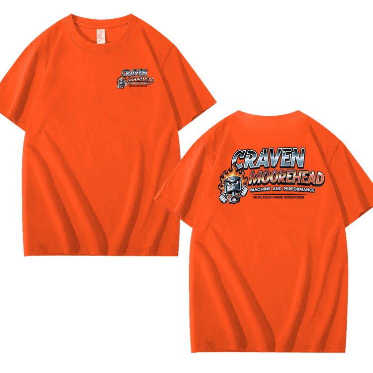 CRAVEN MOOREHEAD MACHINE AND PERFORMANCE Funny 100% Cotton T-Shirt