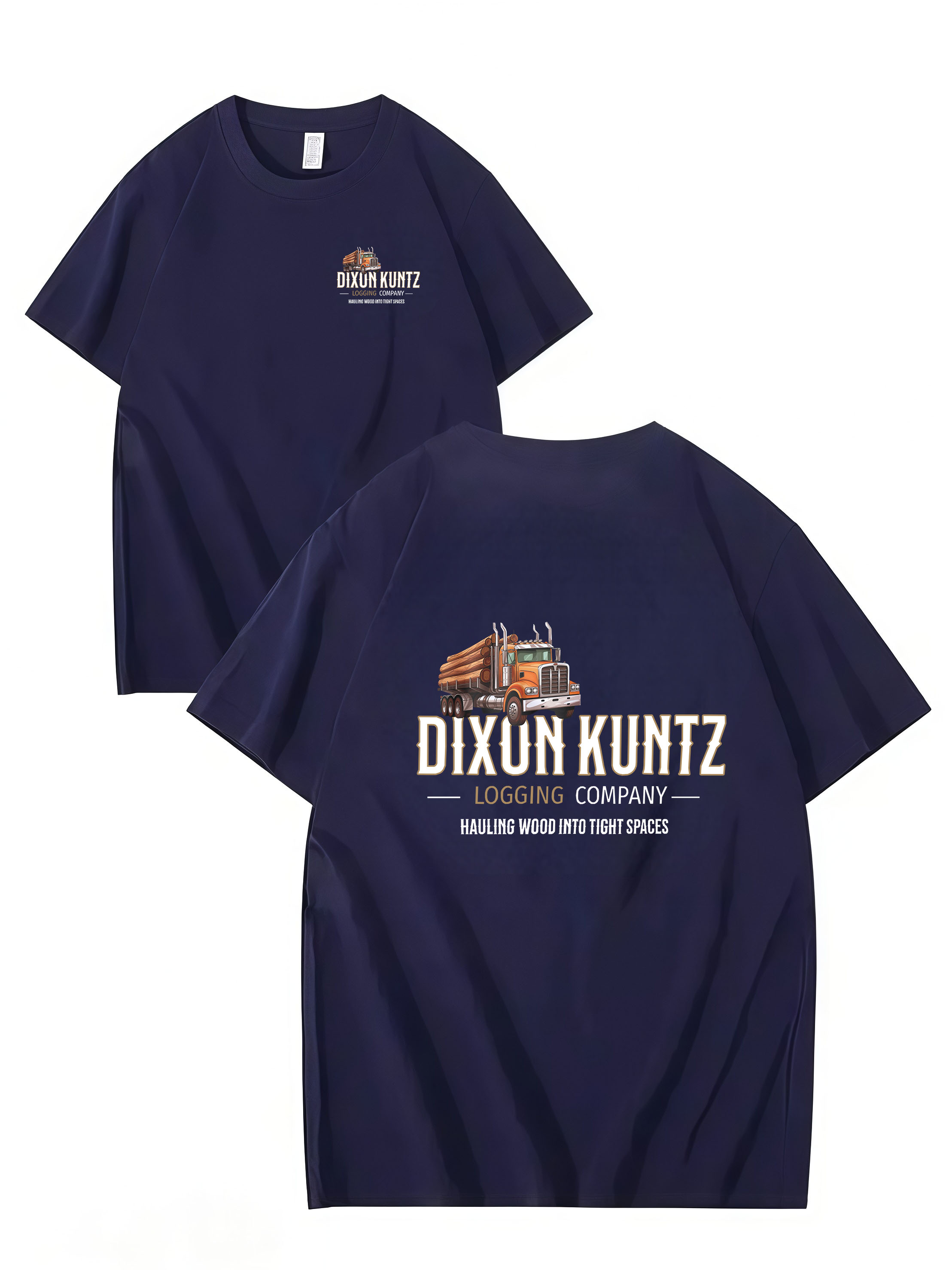 DIXON KUNTZ LOGGING COMPANY, Funny name shirt, Unisex Cotton