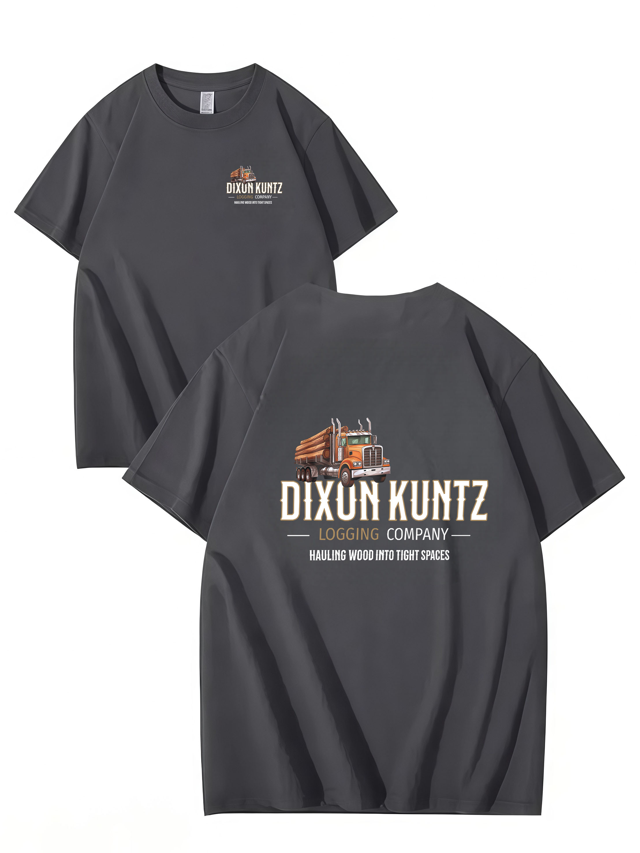 DIXON KUNTZ LOGGING COMPANY, Funny name shirt, Unisex Cotton
