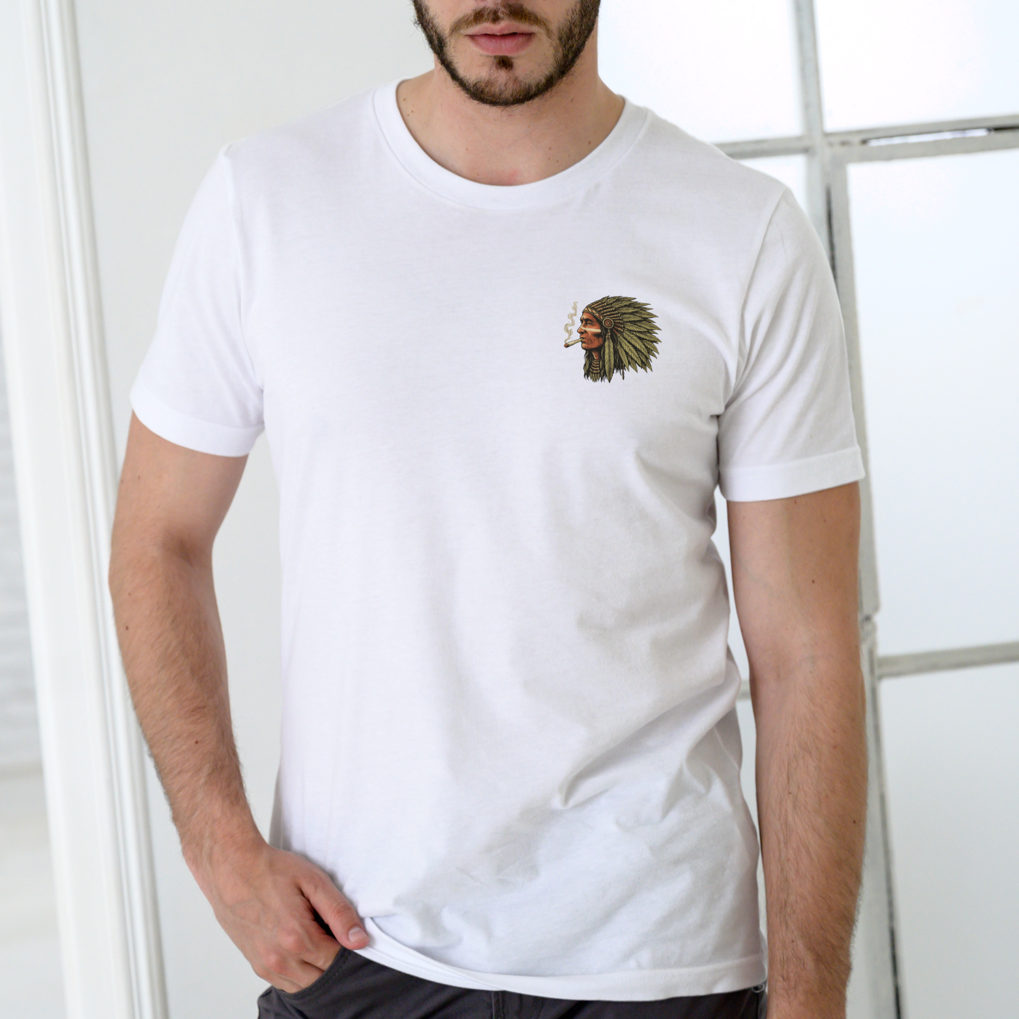 I’M CHIEF SMOKAWATTAPOT FROM THE HIGHAWATA TRIBE – Funny T-Shirt