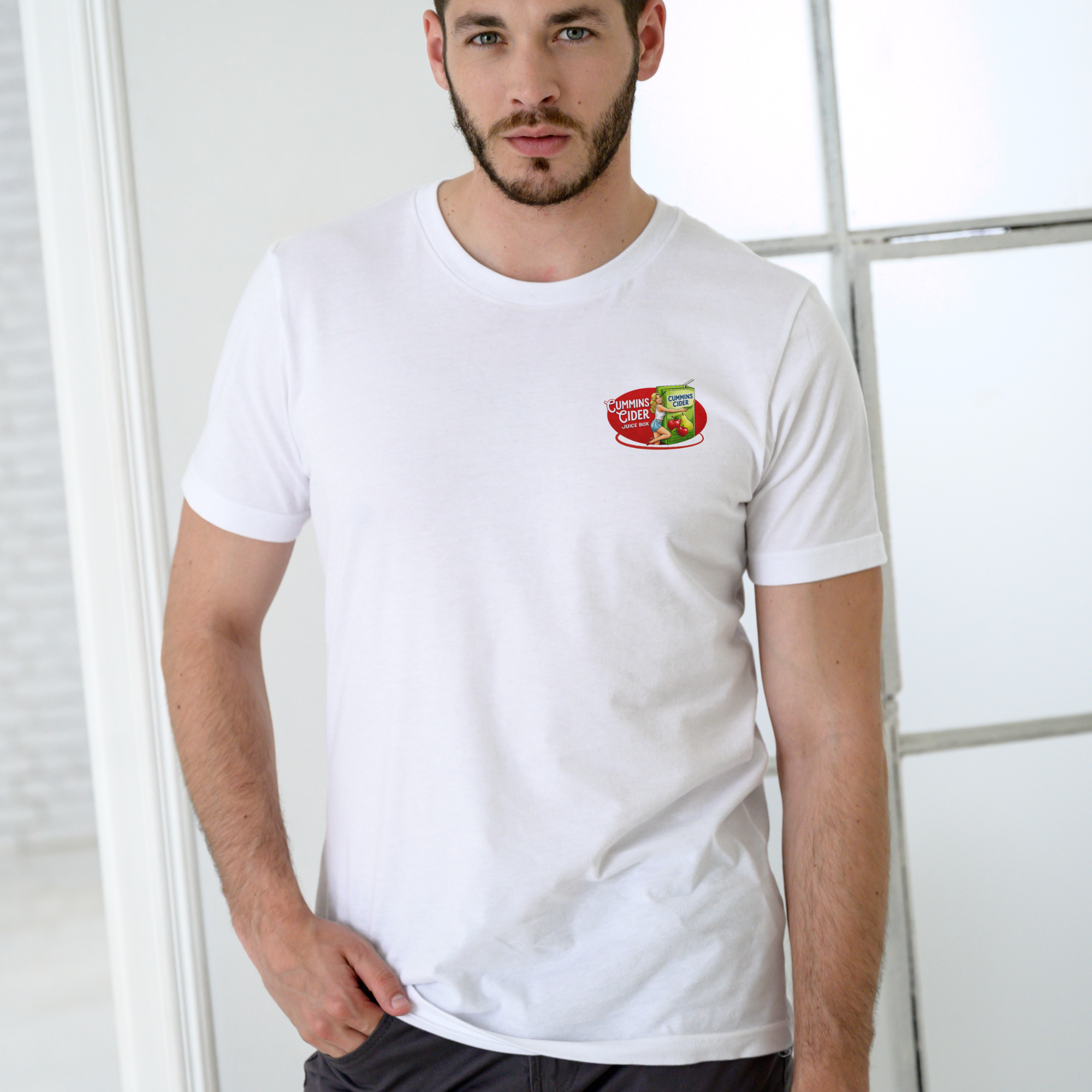 CUMMINS CIDER JUICE BOX Funny Name T Shirt Unisex Cotton