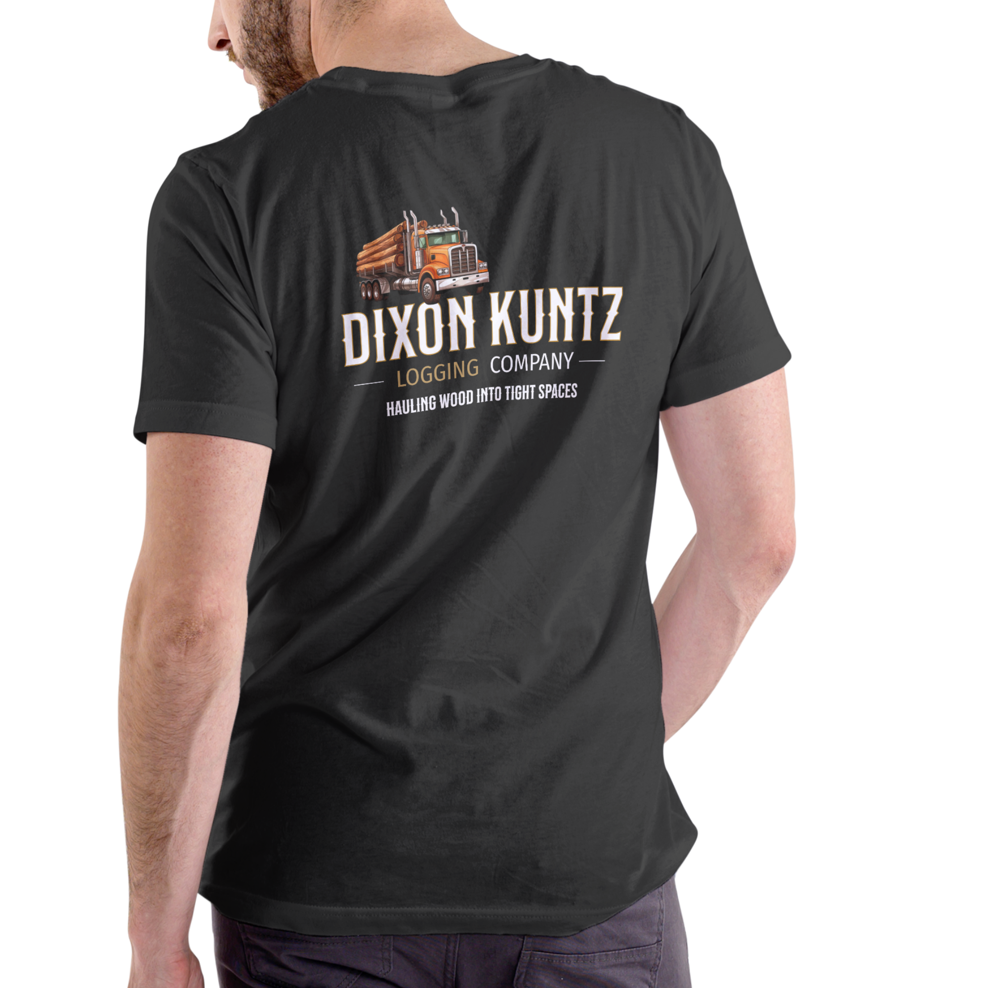 DIXON KUNTZ LOGGING COMPANY, Funny name shirt, Unisex Cotton