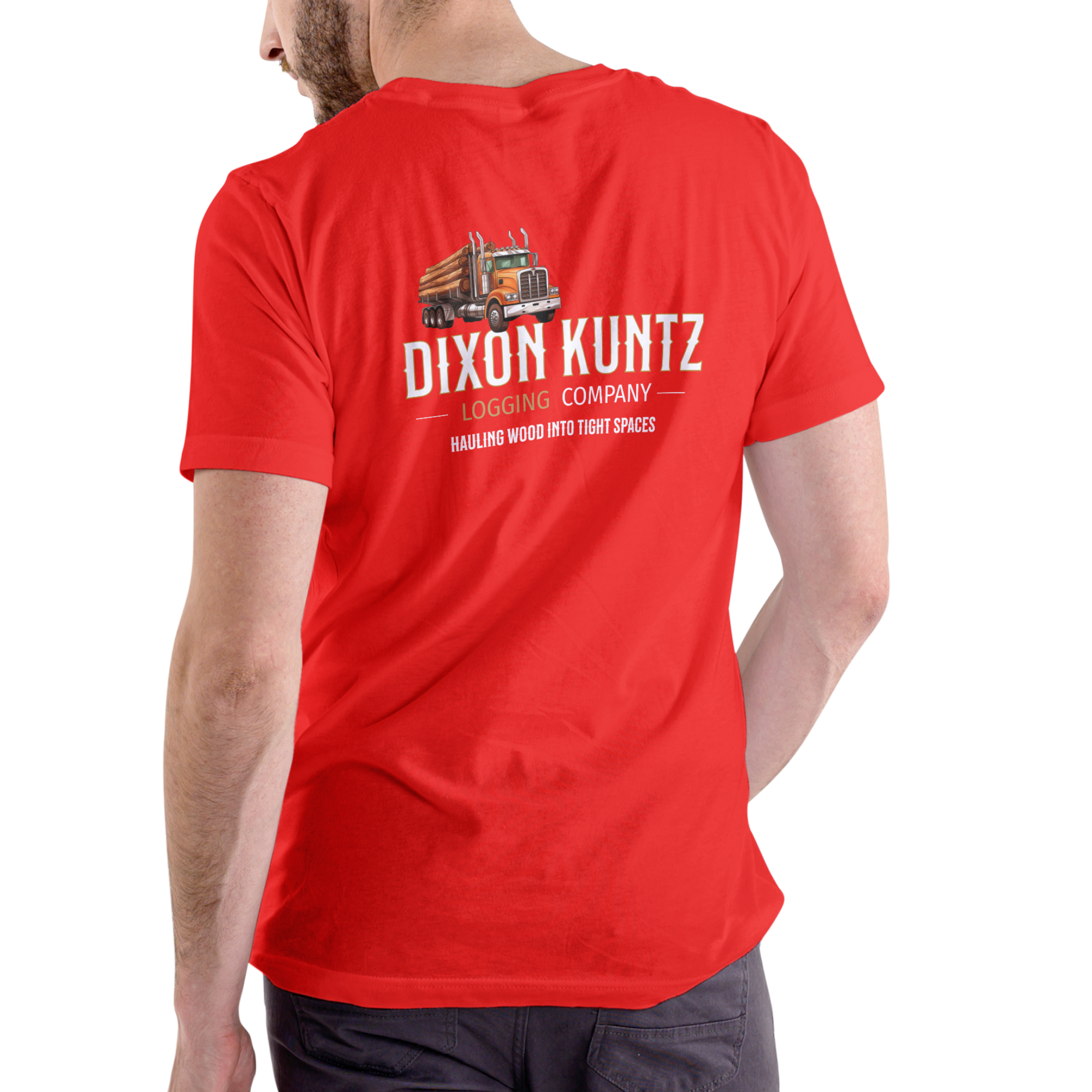 DIXON KUNTZ LOGGING COMPANY, Funny name shirt, Unisex Cotton