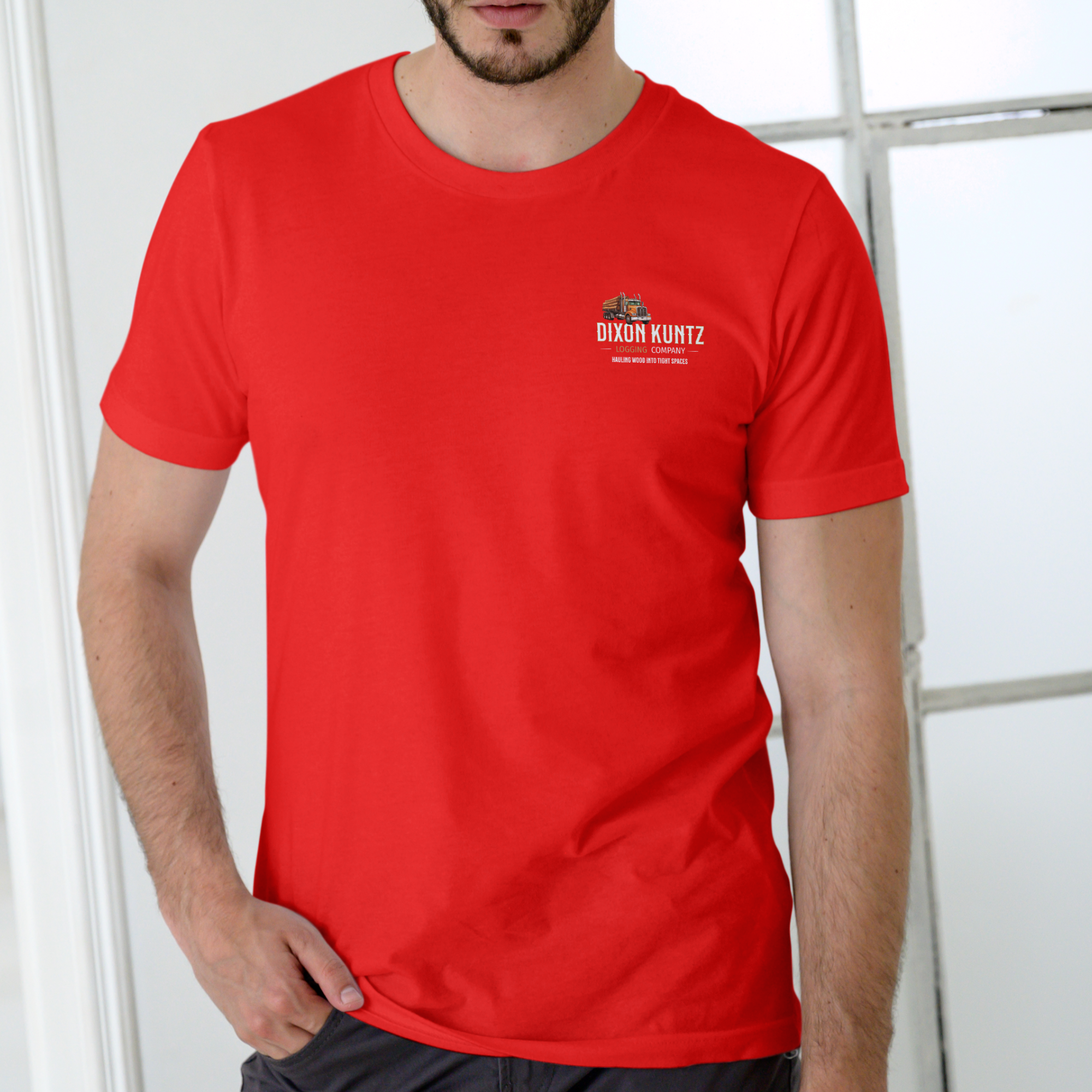 DIXON KUNTZ LOGGING COMPANY, Funny name shirt, Unisex Cotton