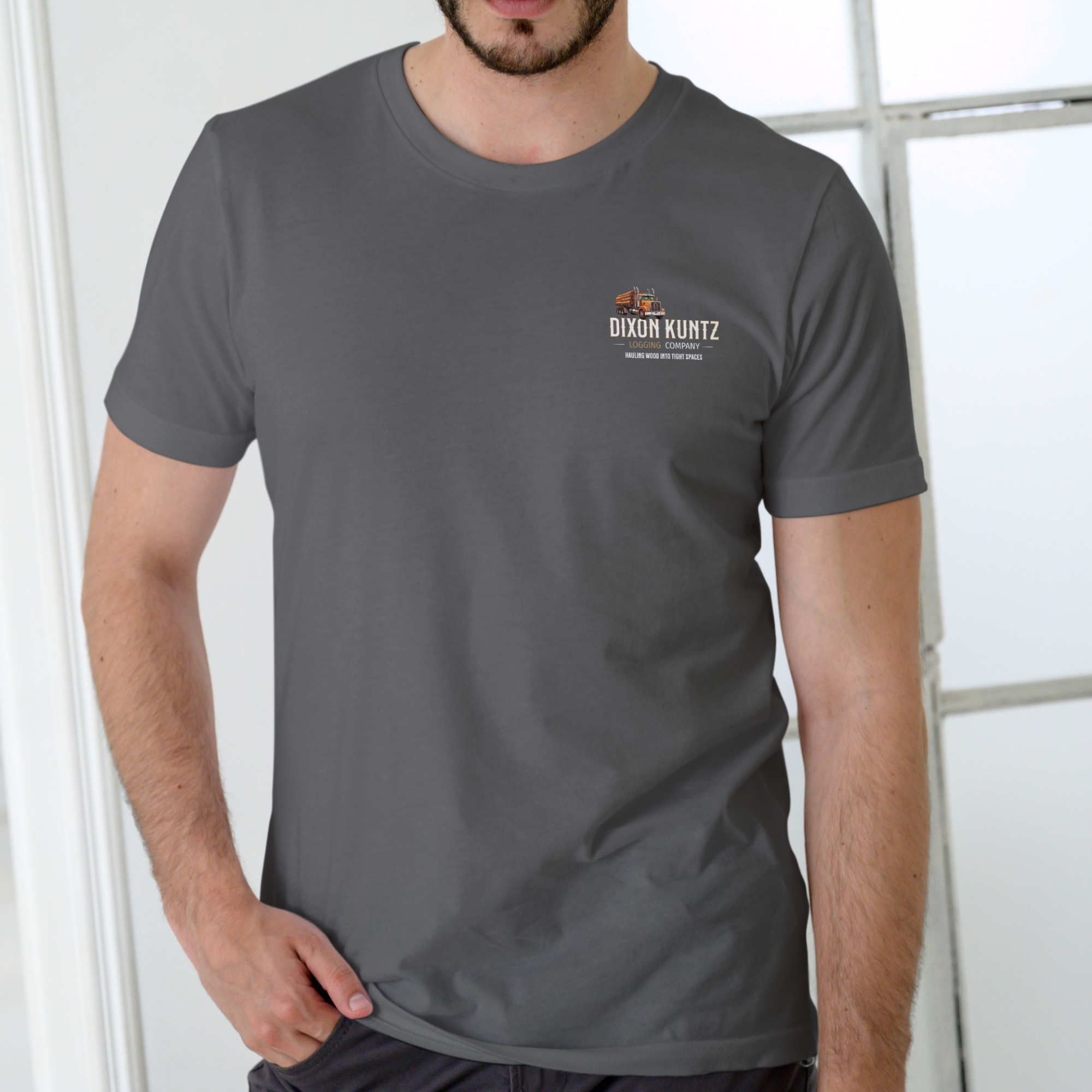 DIXON KUNTZ LOGGING COMPANY, Funny name shirt, Unisex Cotton