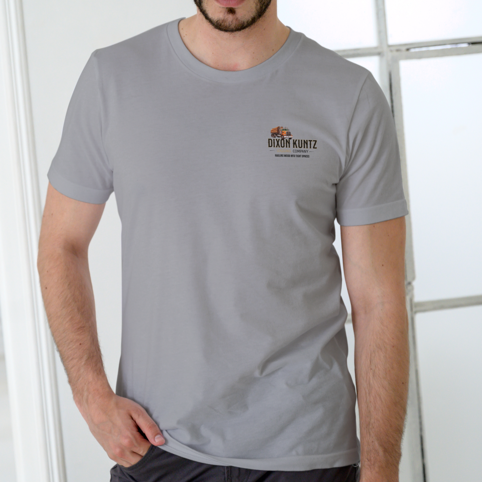 DIXON KUNTZ LOGGING COMPANY, Funny name shirt, Unisex Cotton