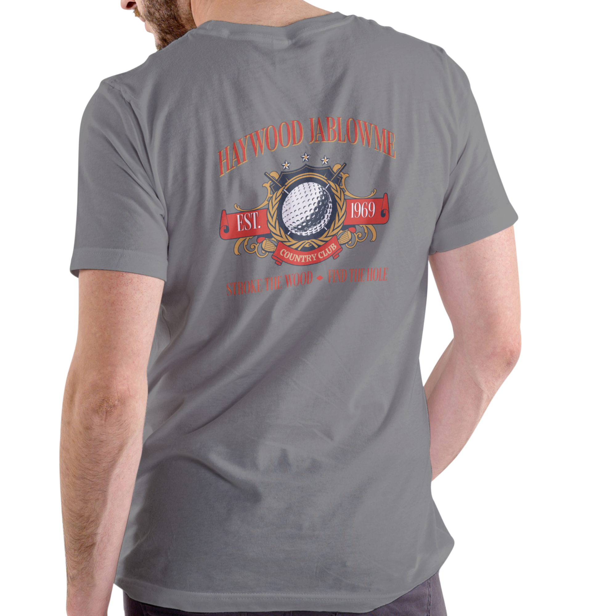 HAYWOOD JABLOWME COUNTRY CLUB Funny name T Shirt, Unisex Cotton