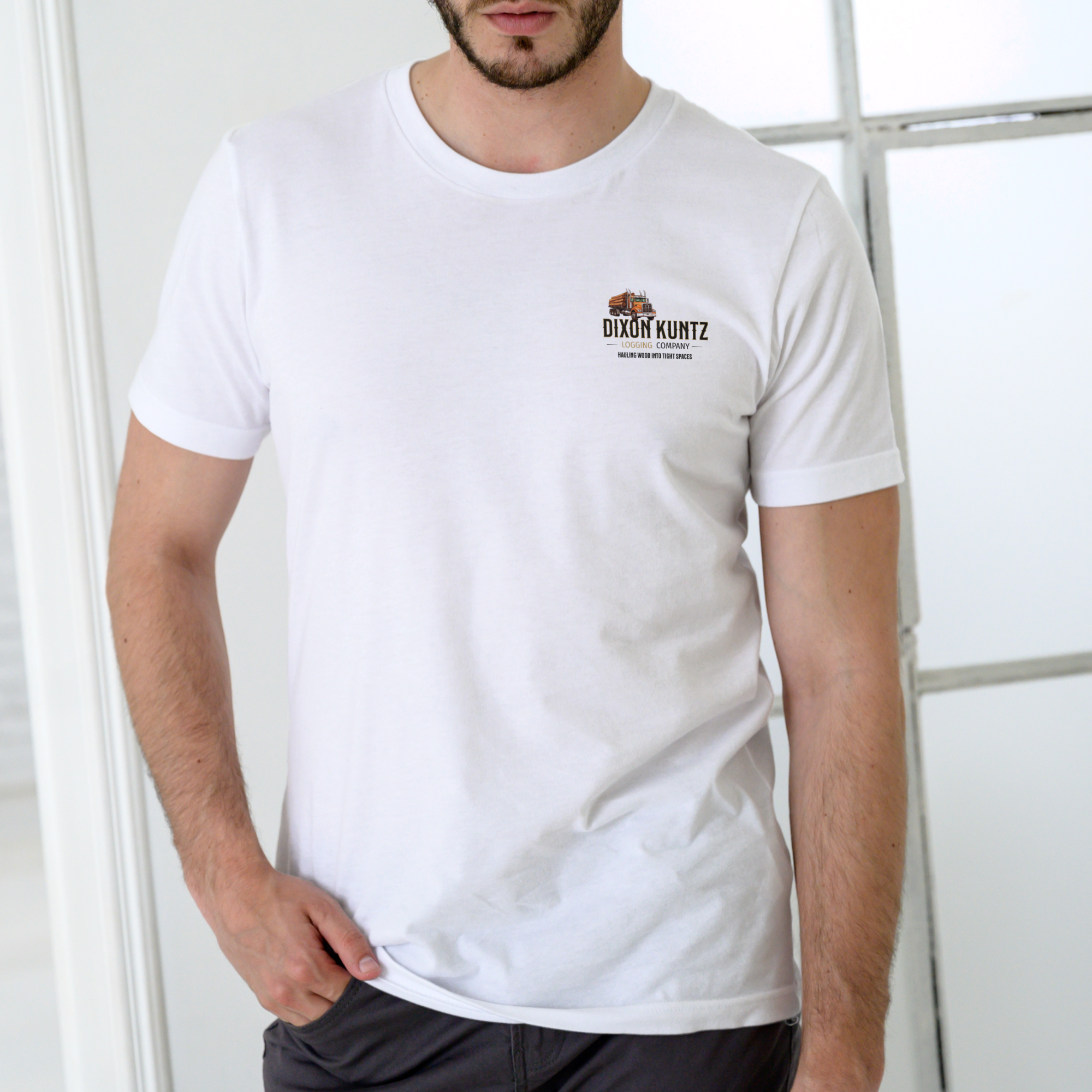 DIXON KUNTZ LOGGING COMPANY, Funny name shirt, Unisex Cotton