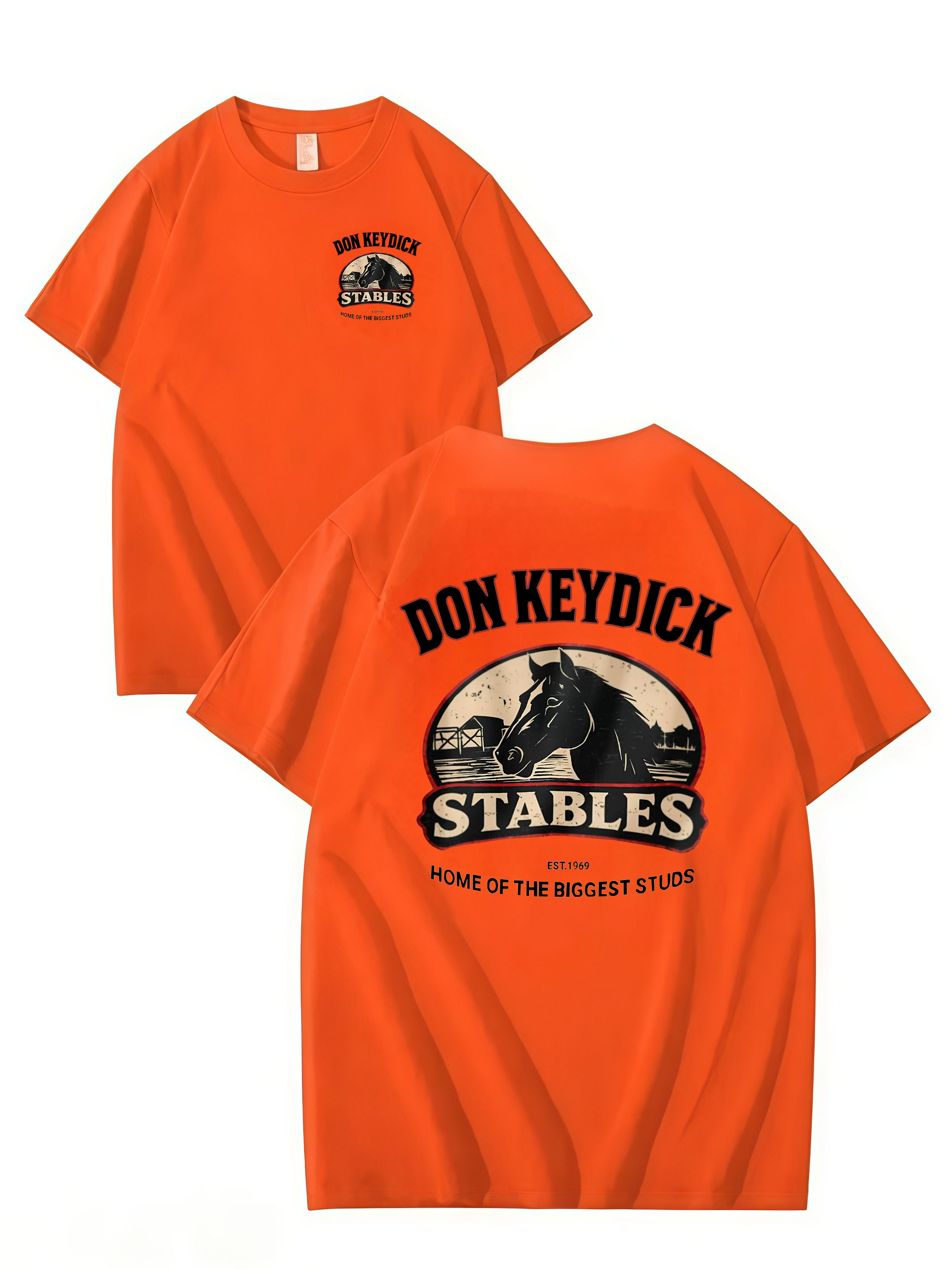 DON KEYDICK STABLES – Funny Name T-Shirt (Unisex Cotton Tee)
