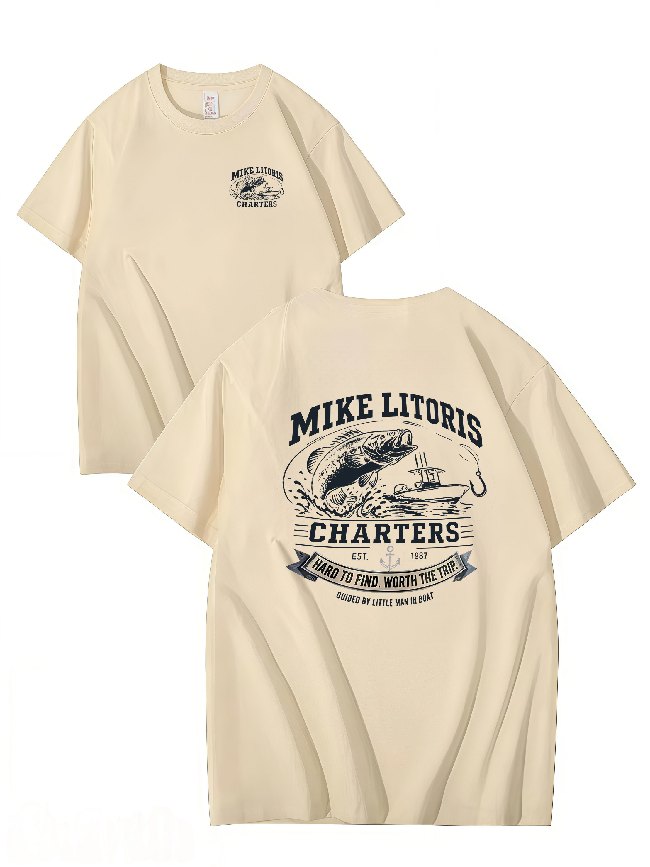 MIKE LITORIS CHARTERS – Funny Unisex Cotton T-Shirt