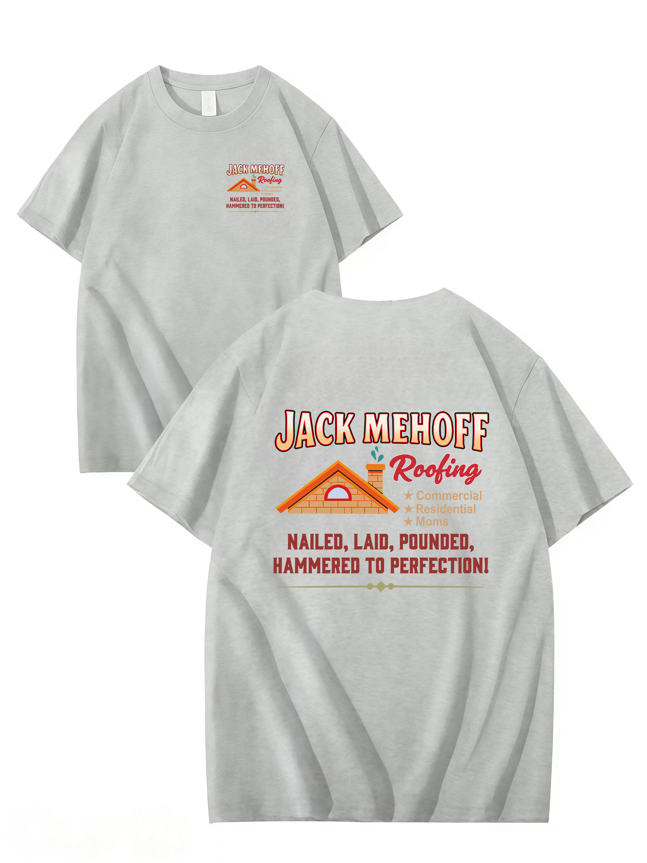 JACKS Roofing , T-SHIRT, UNISEX, COTTON