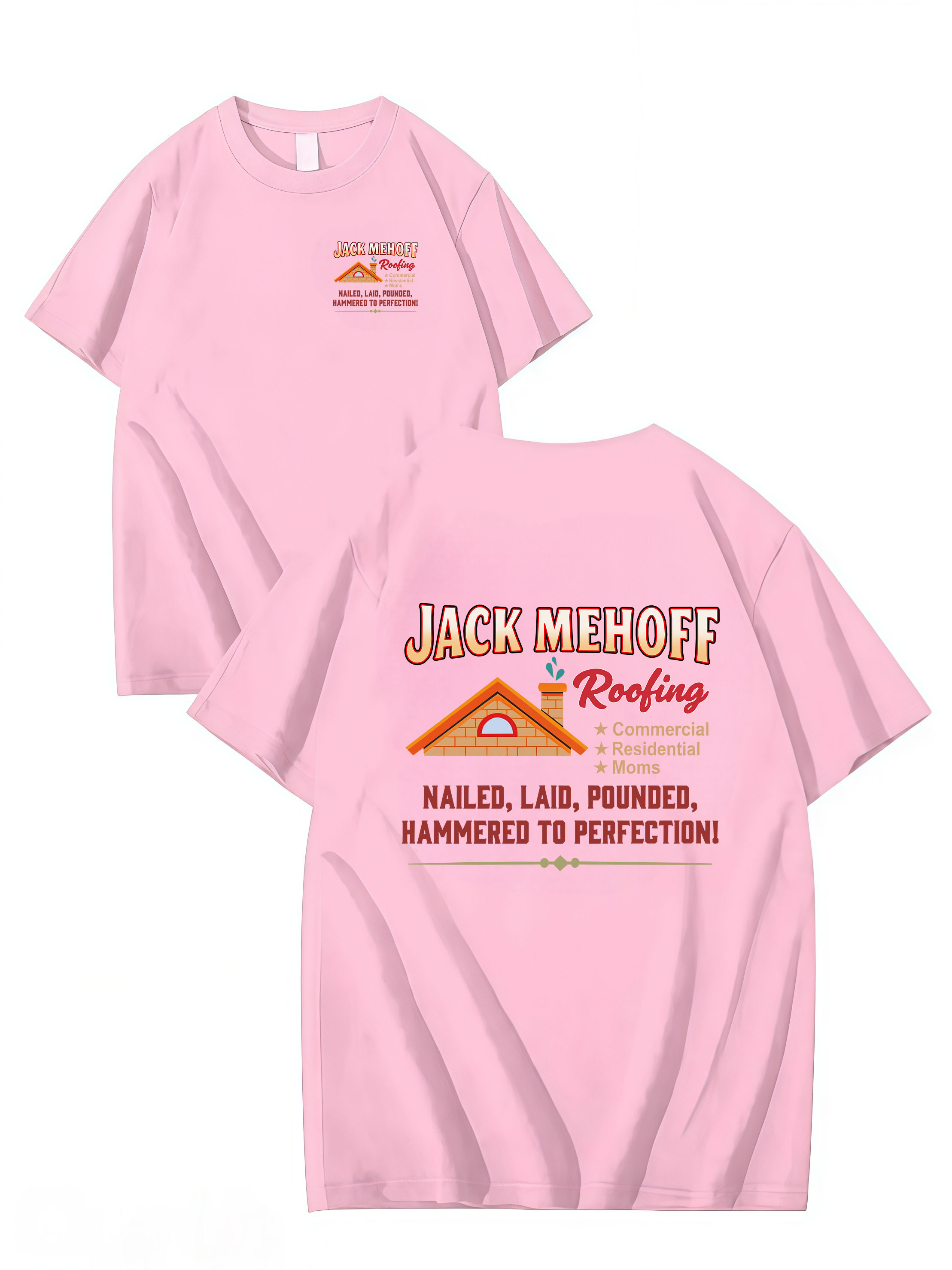 JACKS Roofing , T-SHIRT, UNISEX, COTTON