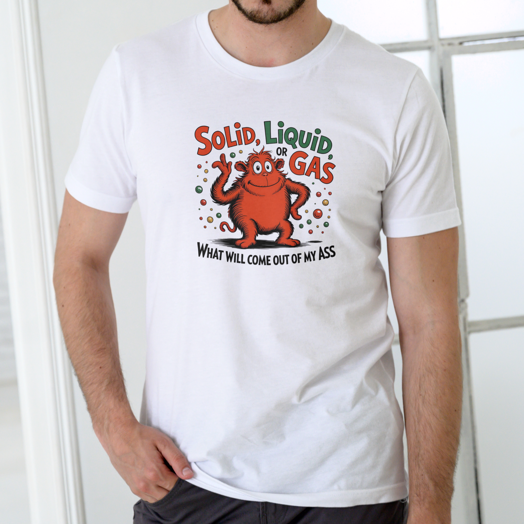 Solid, Liquid, or Gas – Funny T-Shirt | Unisex Cotton Tee