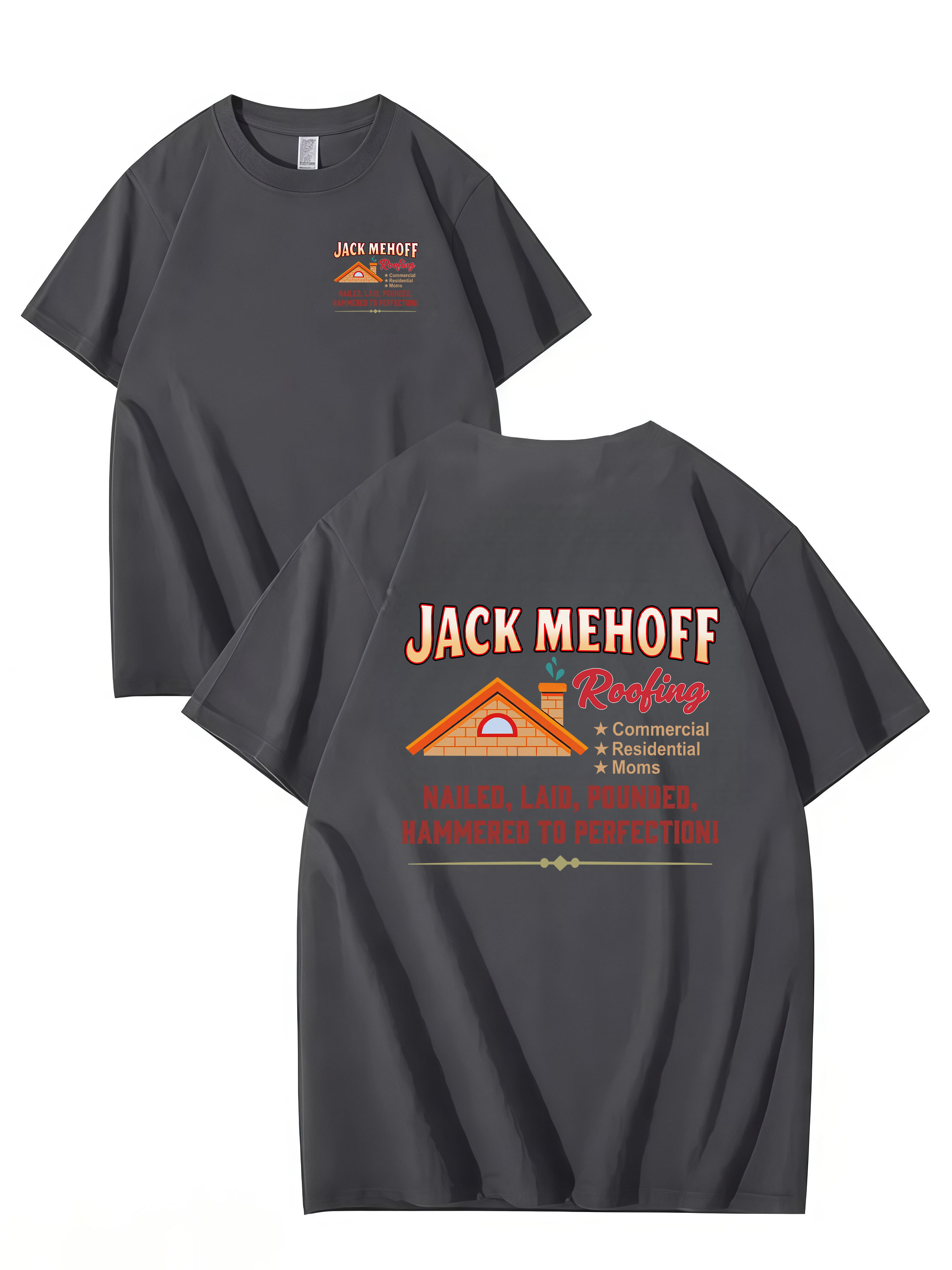 JACKS Roofing , T-SHIRT, UNISEX, COTTON