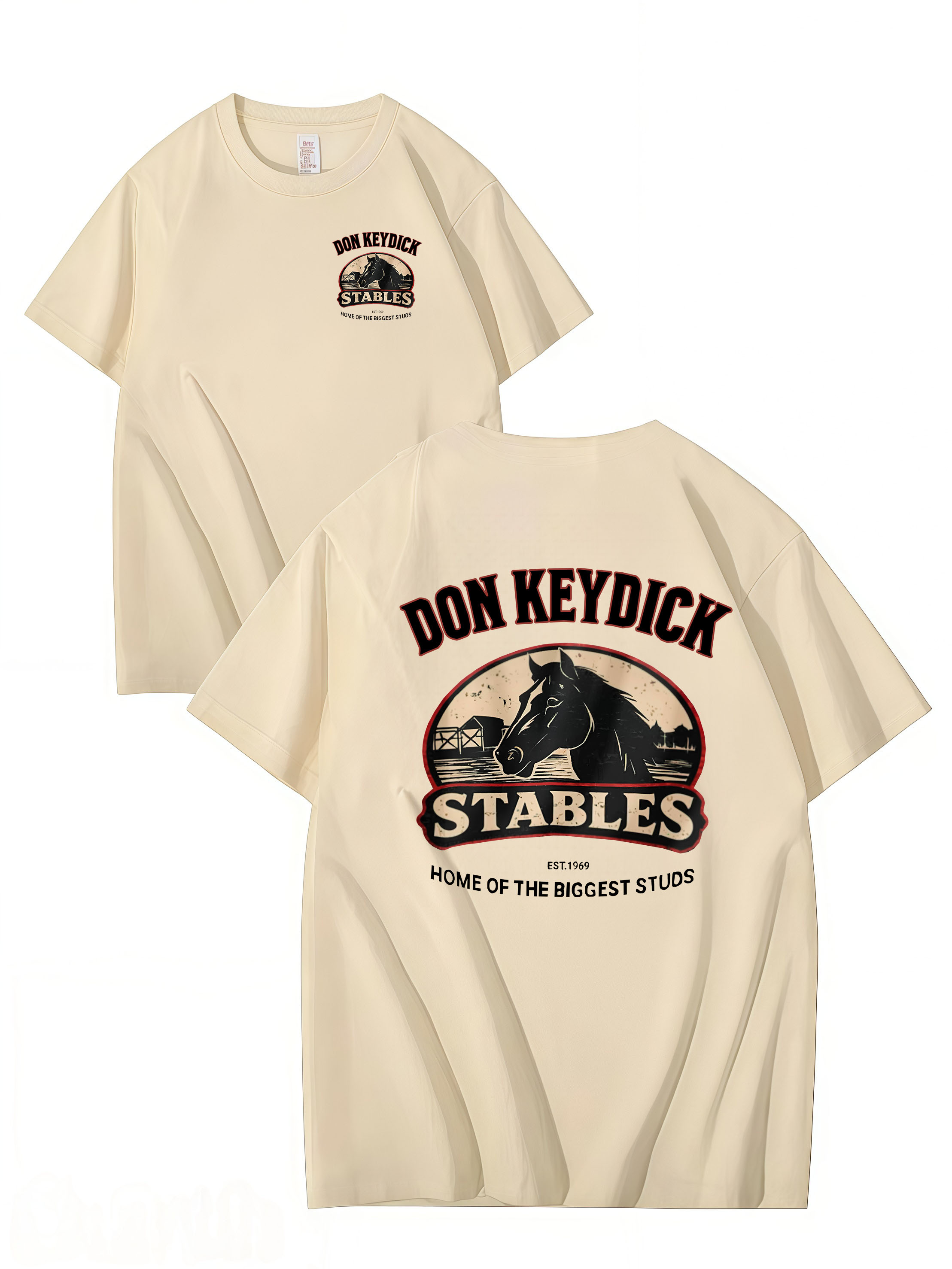 DON KEYDICK STABLES – Funny Name T-Shirt (Unisex Cotton Tee)
