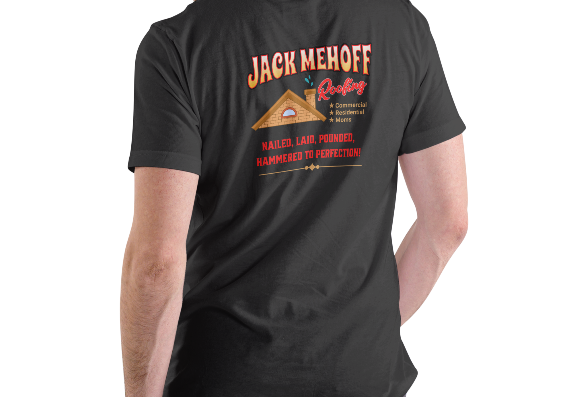 JACKS Roofing , T-SHIRT, UNISEX, COTTON