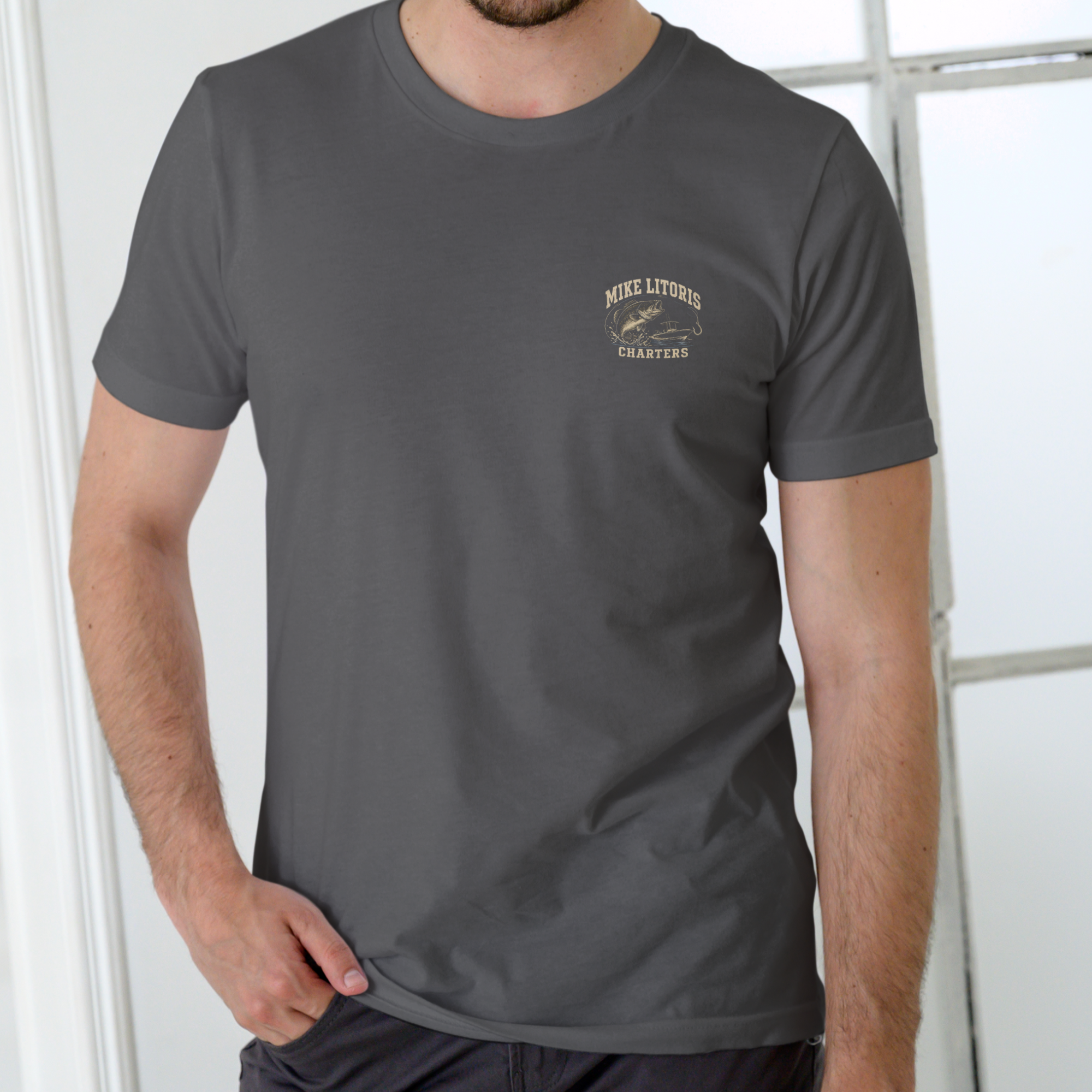 MIKE LITORIS CHARTERS – Funny Unisex Cotton T-Shirt