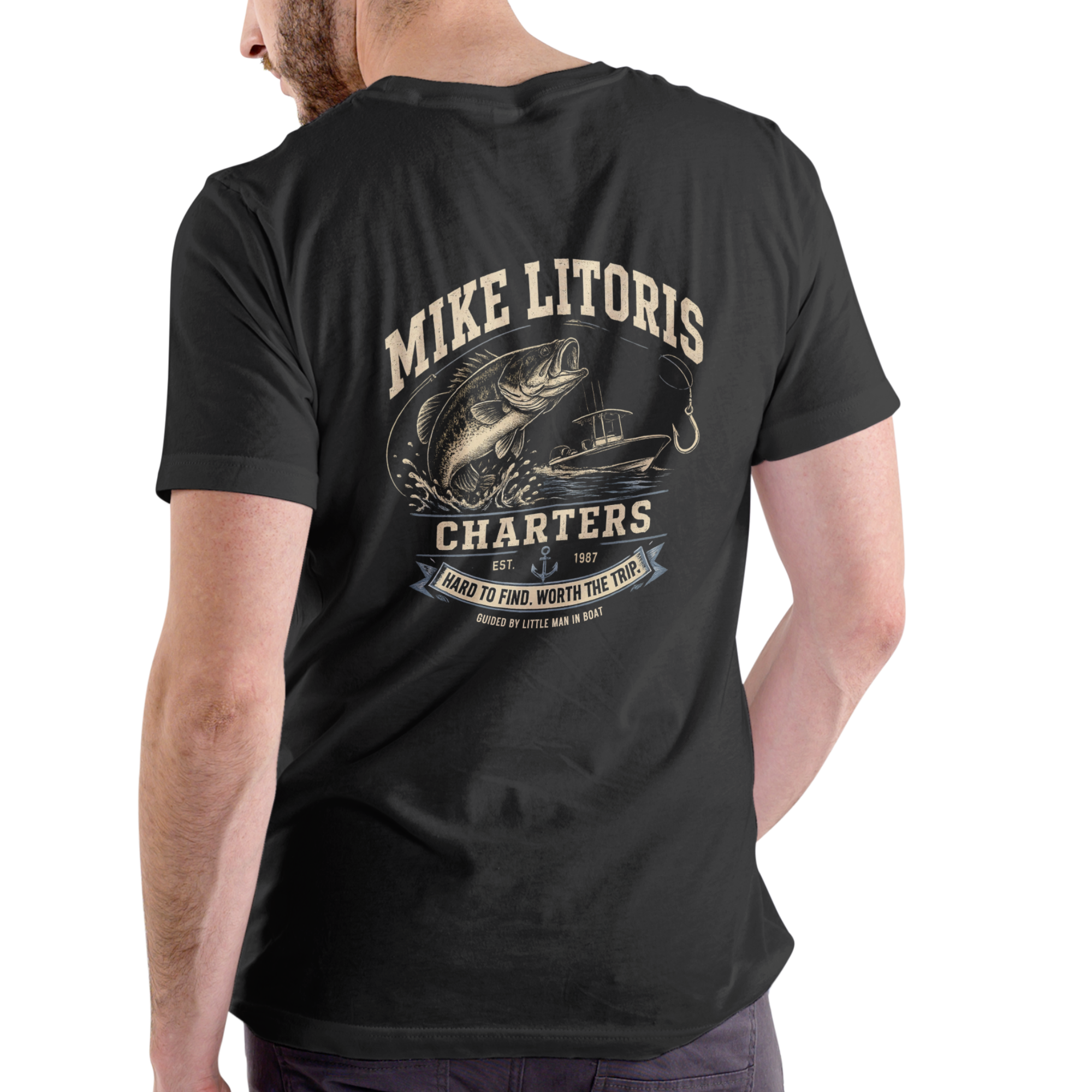 MIKE LITORIS CHARTERS – Funny Unisex Cotton T-Shirt