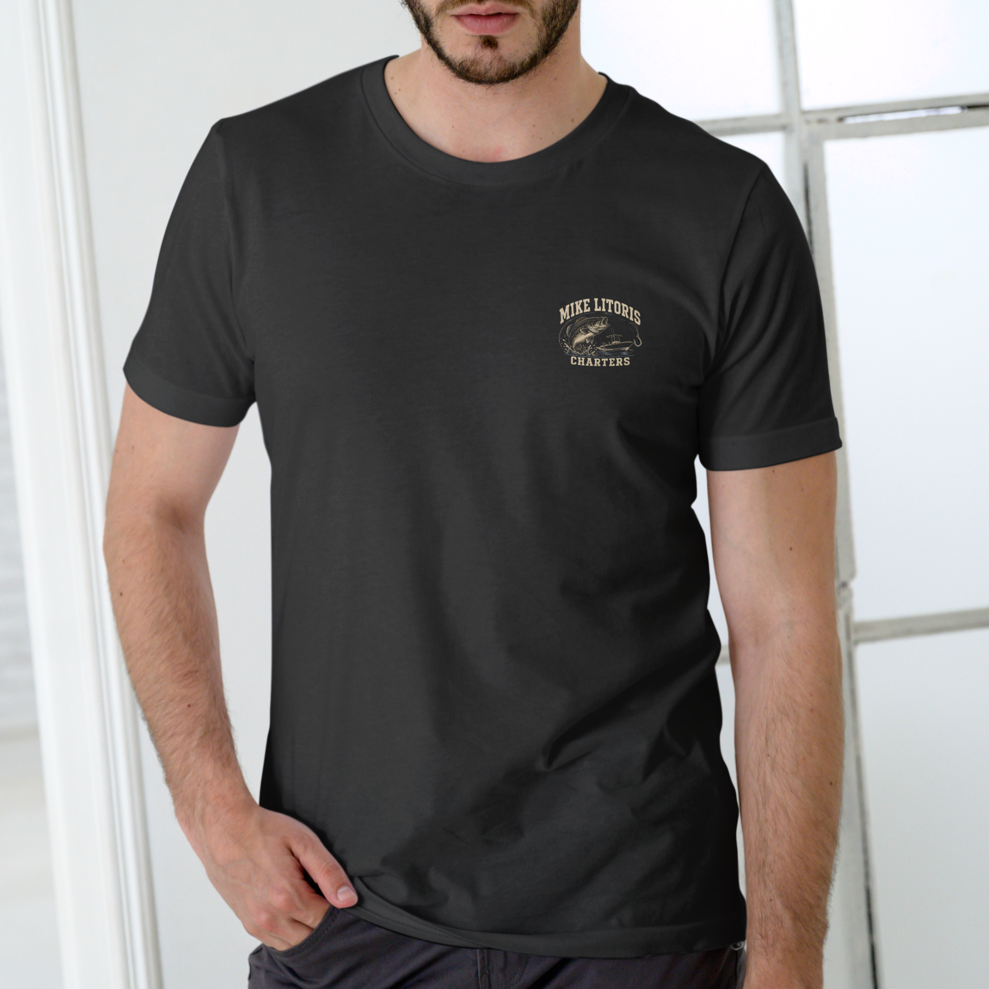 MIKE LITORIS CHARTERS – Funny Unisex Cotton T-Shirt