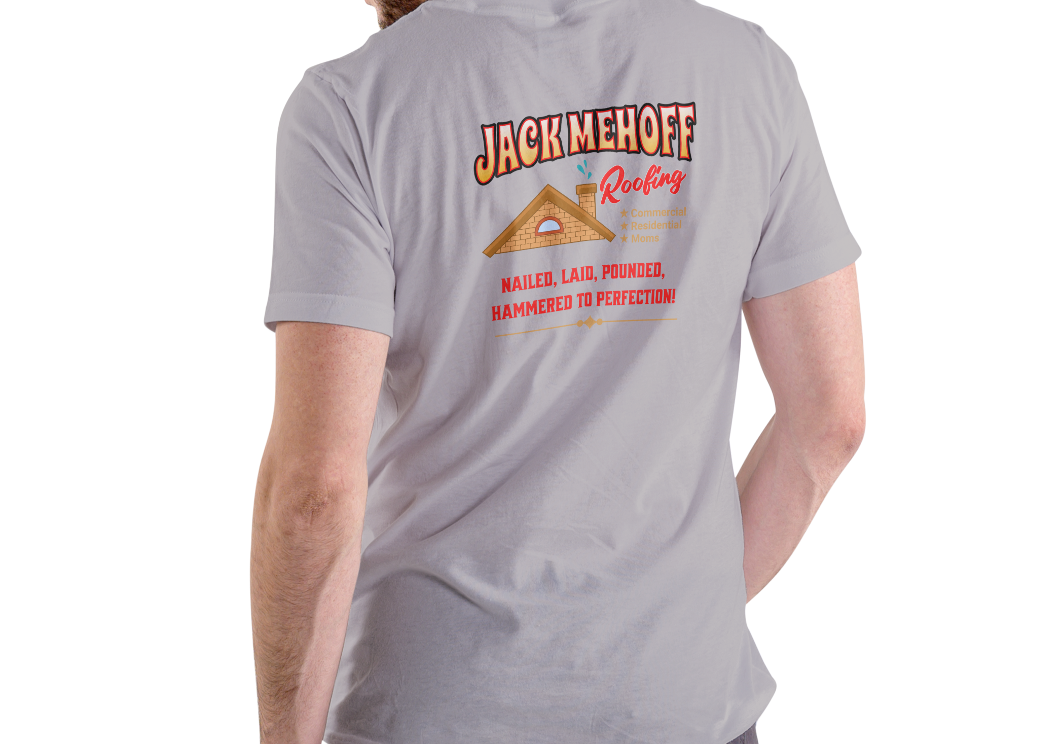 JACKS Roofing , T-SHIRT, UNISEX, COTTON