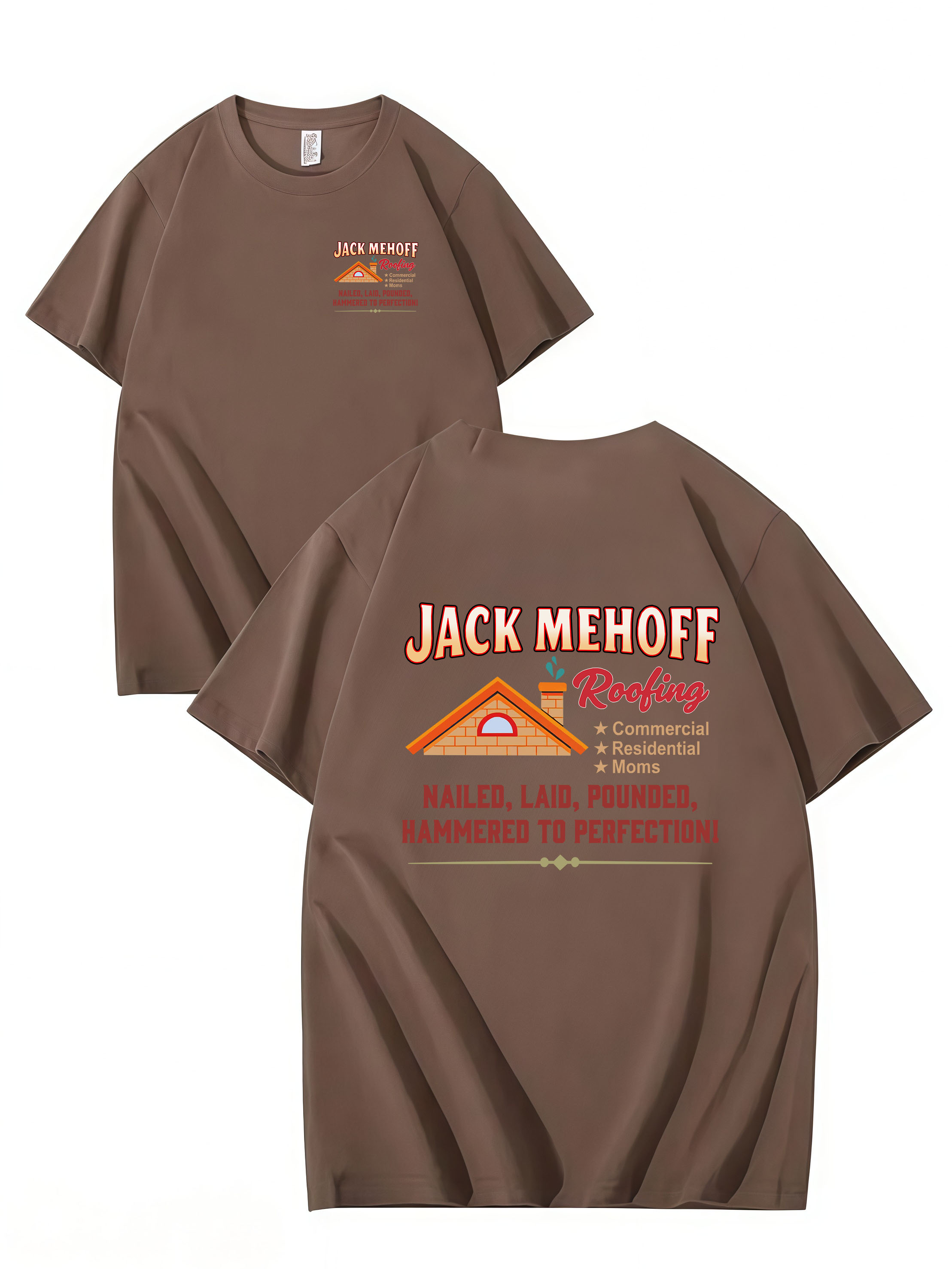 JACKS Roofing , T-SHIRT, UNISEX, COTTON